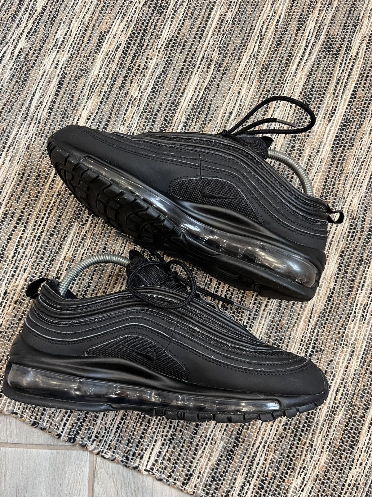 Nike Nike Air Max 97 Black sneakers swoosh minimalistic Size US 8 / IT 38 - 6 Thumbnail