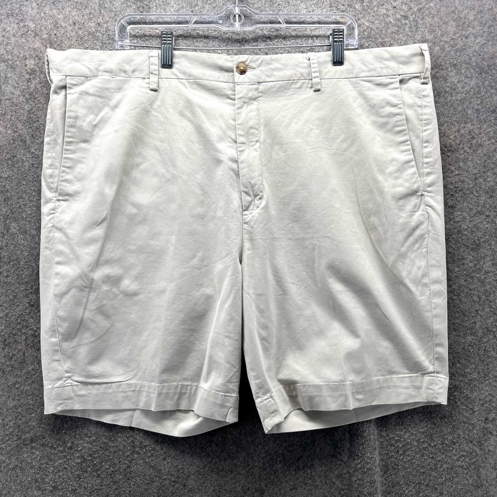 Polo Ralph Lauren Polo Ralph Lauren Shorts Mens 42 Beige Stretch Classic Fit Chino 9 Inseam Size US XL / EU 56 / 4 - 2 Thumbnail