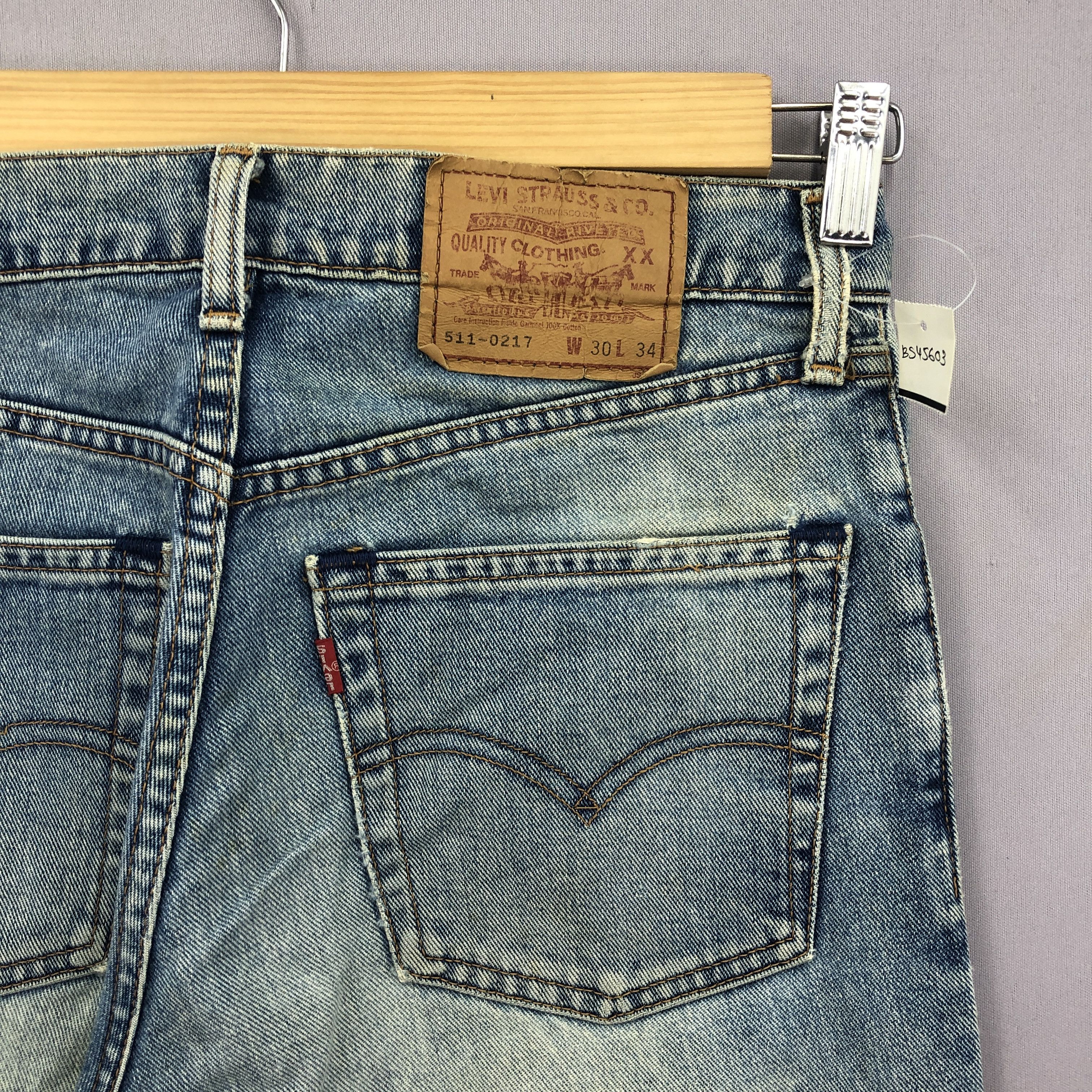 Levi's Vintage Levis Mud Stone Wash Jeans Distressed Levi's Denim Size 28" / US 6 / IT 42 - 5 Thumbnail