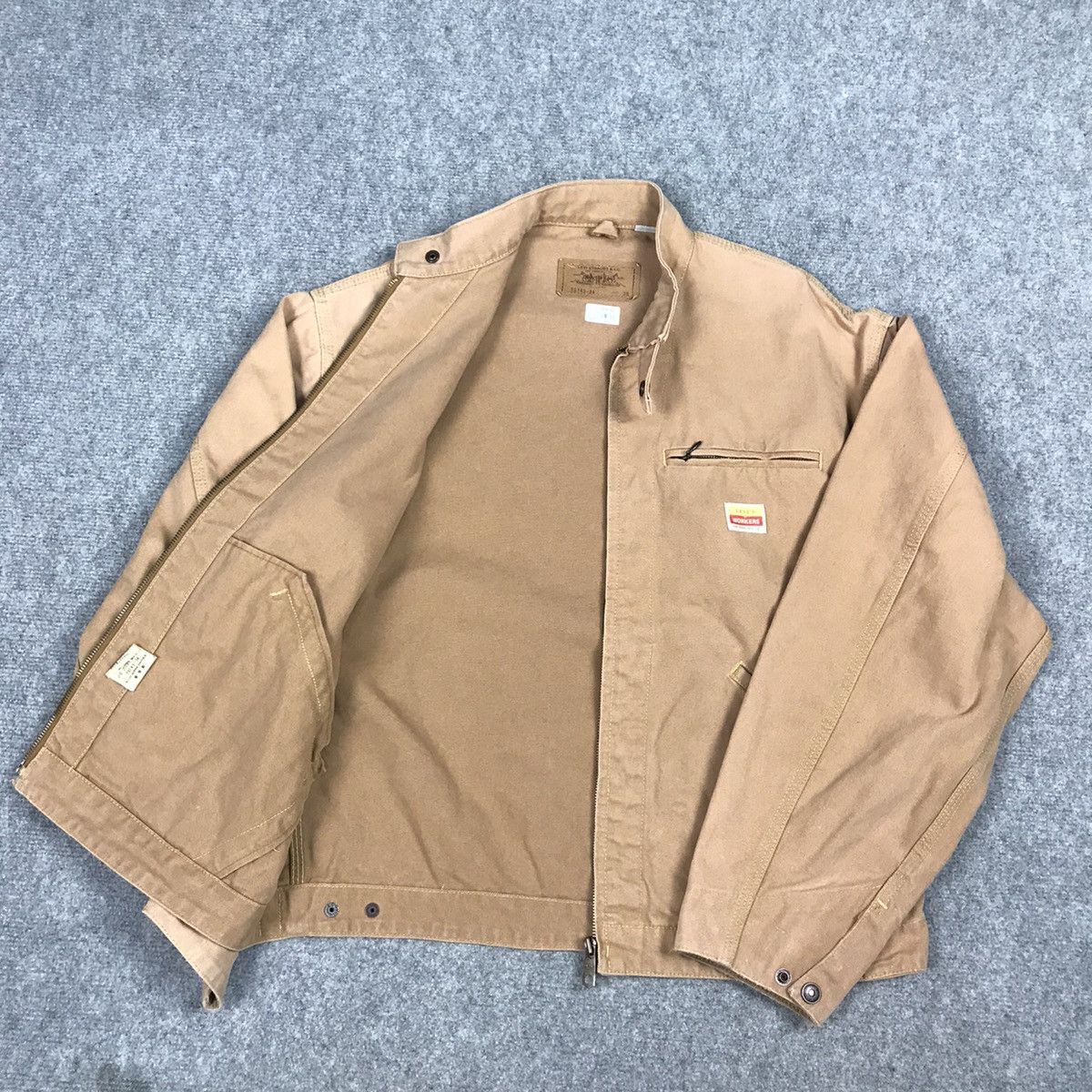 Levi's Vintage Clothing × Vintage Vintage Levi’s workers chore zipper jacket Size US M / EU 48-50 / 2 - 15 Thumbnail