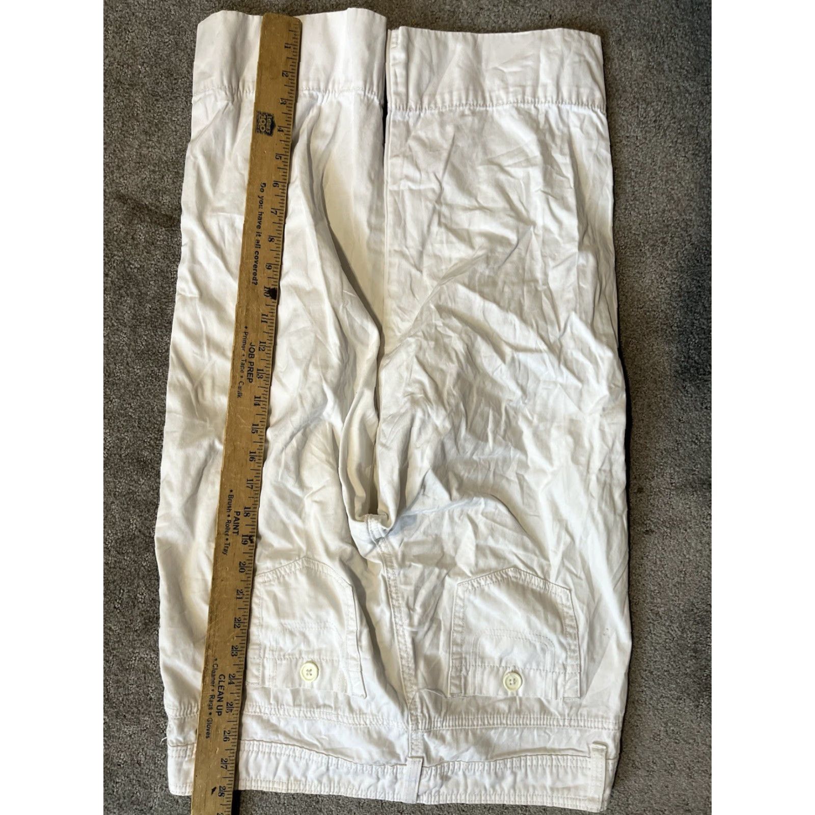 Lee VINTAGE Lee Women's Capri Pants Size 8 White Mid Rise Stretch Casual Girls Fashion Size 30" / US 8 / IT 44 - 5 Thumbnail