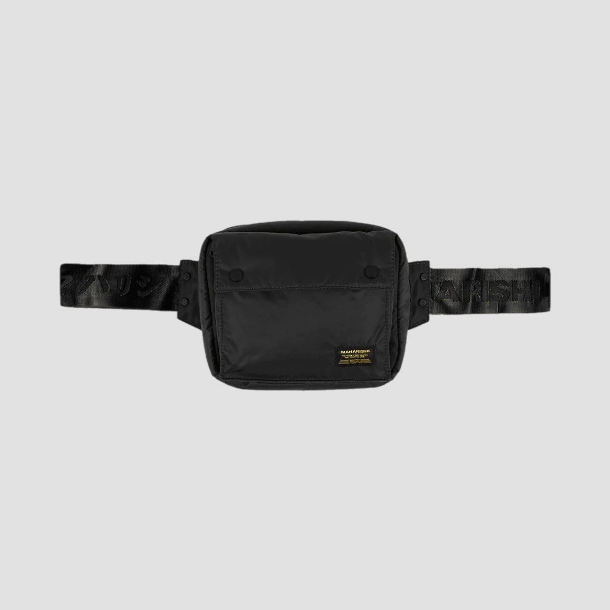 Maharishi Maharishi Mini Travel Waist Bag Black Size ONE SIZE - 2 Thumbnail