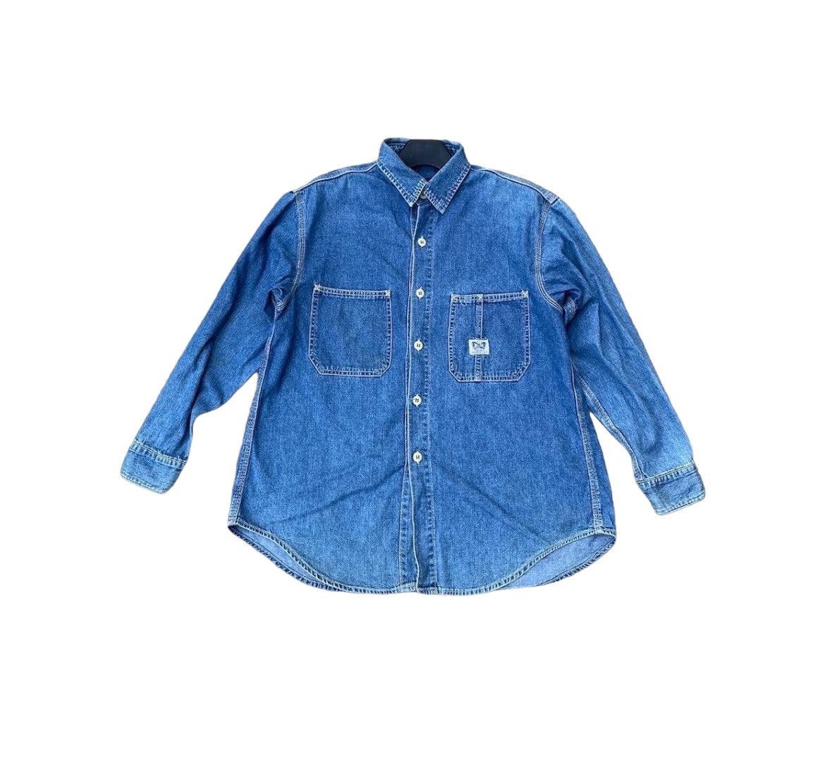 Blue Blue Japan Vintage Blue Blue SOS Blue Shirt Size US L / EU 52-54 / 3 - 1 Thumbnail