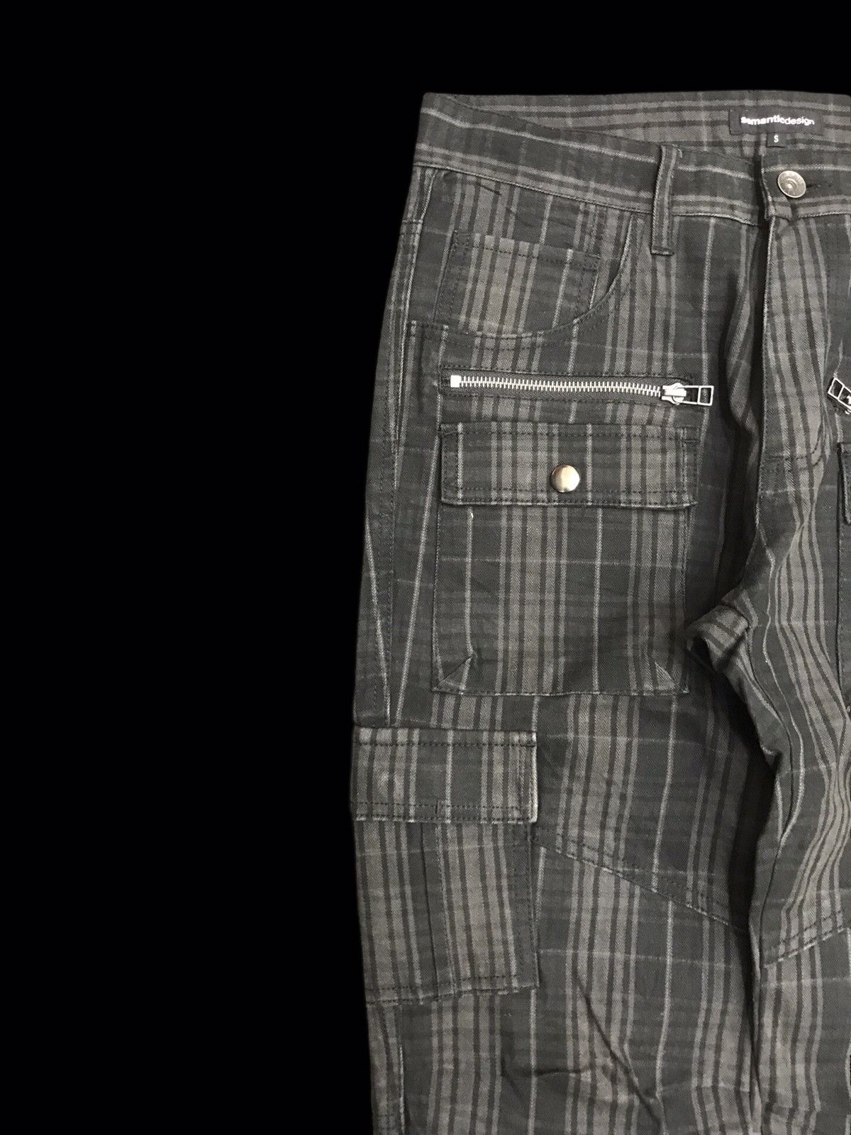 Japanese Brand × Seditionaries semanticdesign Japan Multipocket Punk Skinny Cargo Pant F32 Size US 30 / EU 46 - 5 Thumbnail