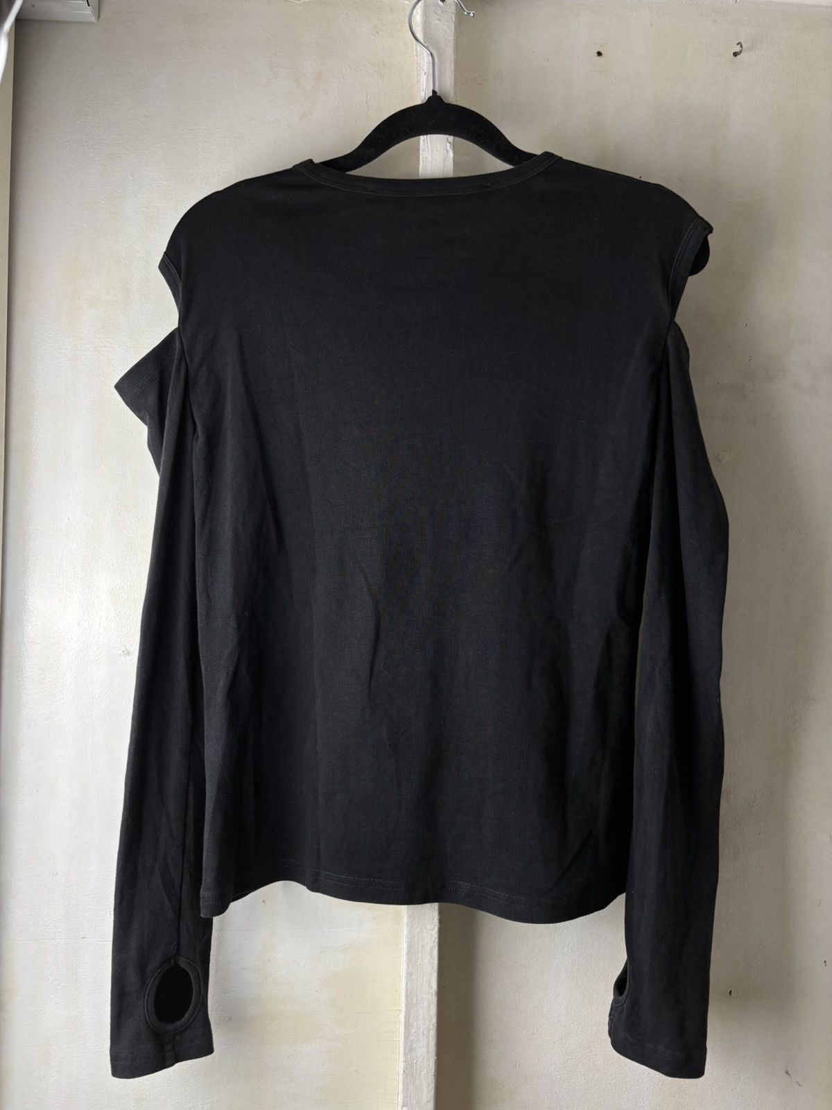 Alexander Wang Alexanderwang Open Shoulder Top Size L / US 10 / IT 46 - 5 Thumbnail