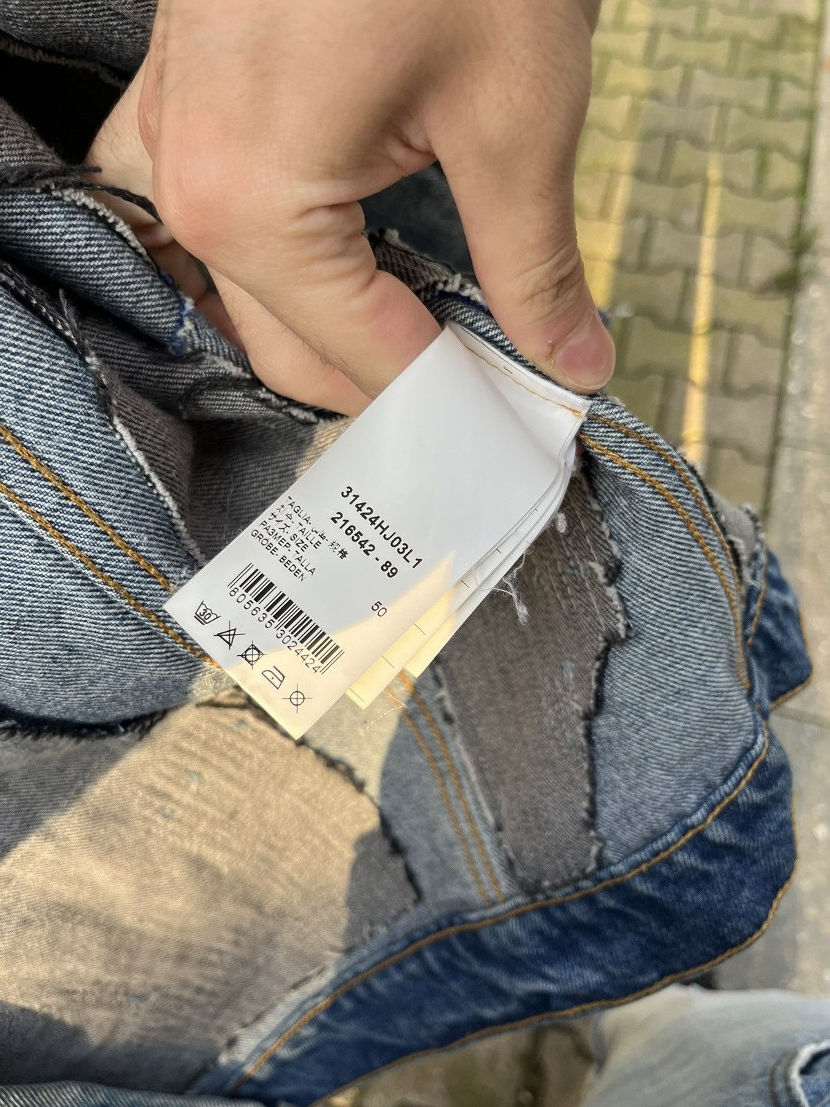 424 424 distressed denim jacket made in japan Size US M / EU 48-50 / 2 - 10 Thumbnail