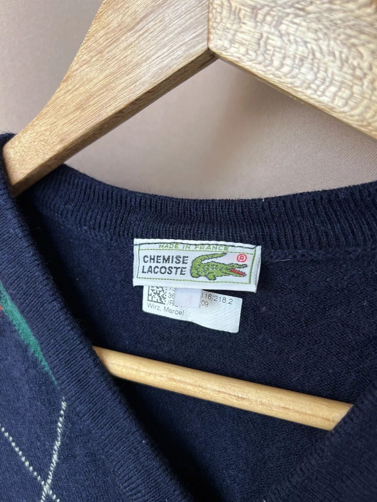 Lacoste Chemise Lacoste Wool Sweater Womens Size 4 or M Jumper Size M / US 6-8 / IT 42-44 - 9 Thumbnail