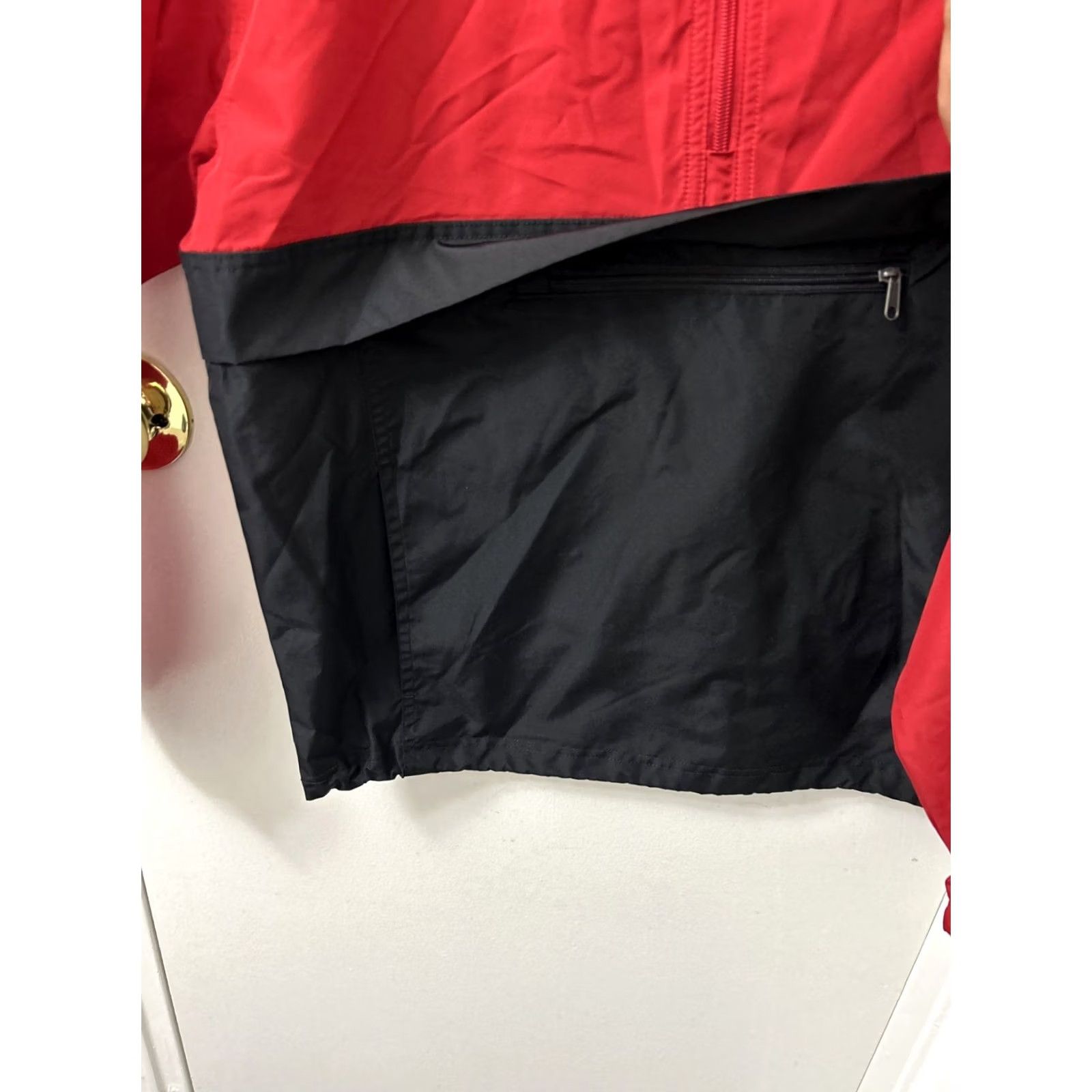 Champion Champion Jacket Windbreaker Mens Small Red Black 1/2 Zip Pockets Water Resistant Zip Pocket Regular Fit Casual Size US S / EU 44-46 / 1 - 7 Thumbnail