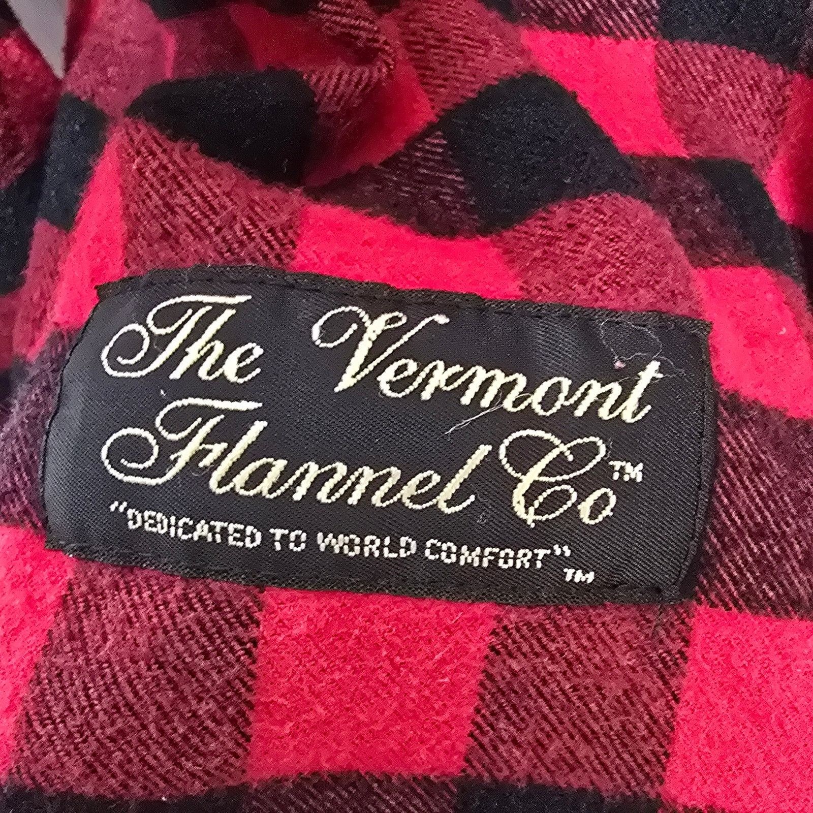 The Vermont Flannel Company The Vermont Flannel Co Red Black Buffalo Plaid Shirt Small Size US S / EU 44-46 / 1 - 7 Thumbnail