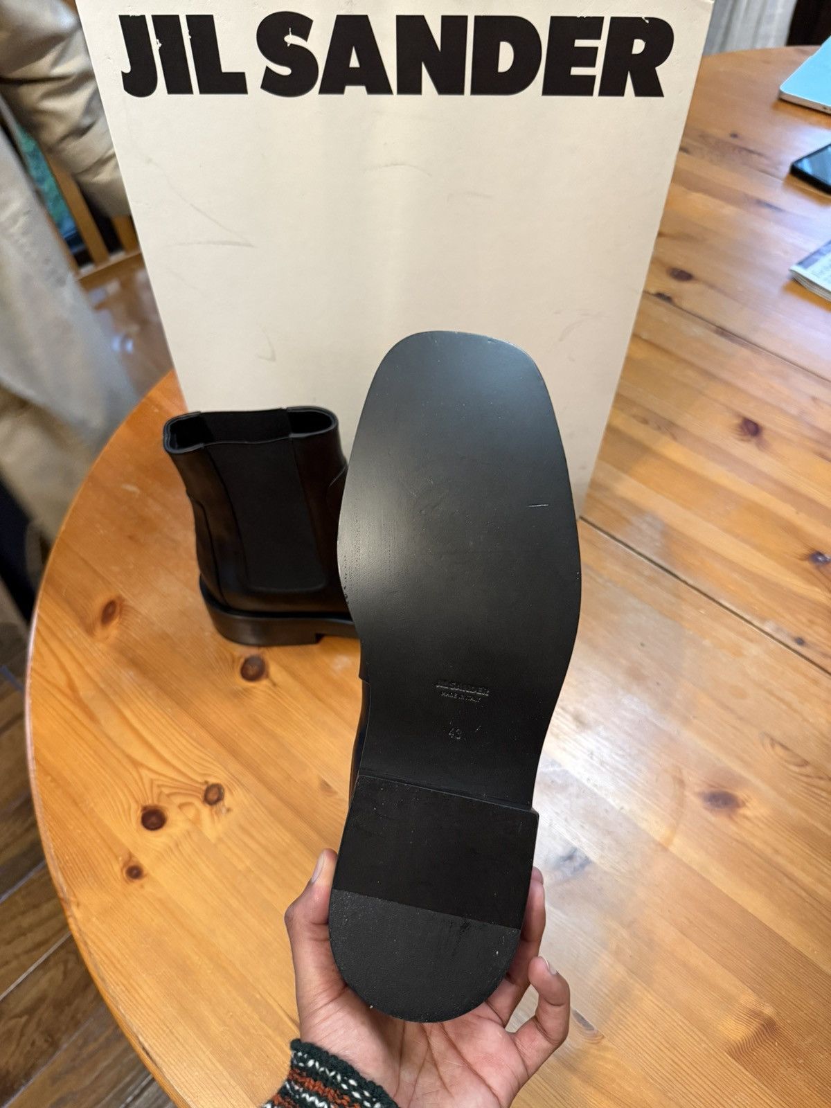 Jil Sander Brand New Jil Sander Chelsea Boots Size US 10.5 / EU 43-44 - 5 Thumbnail