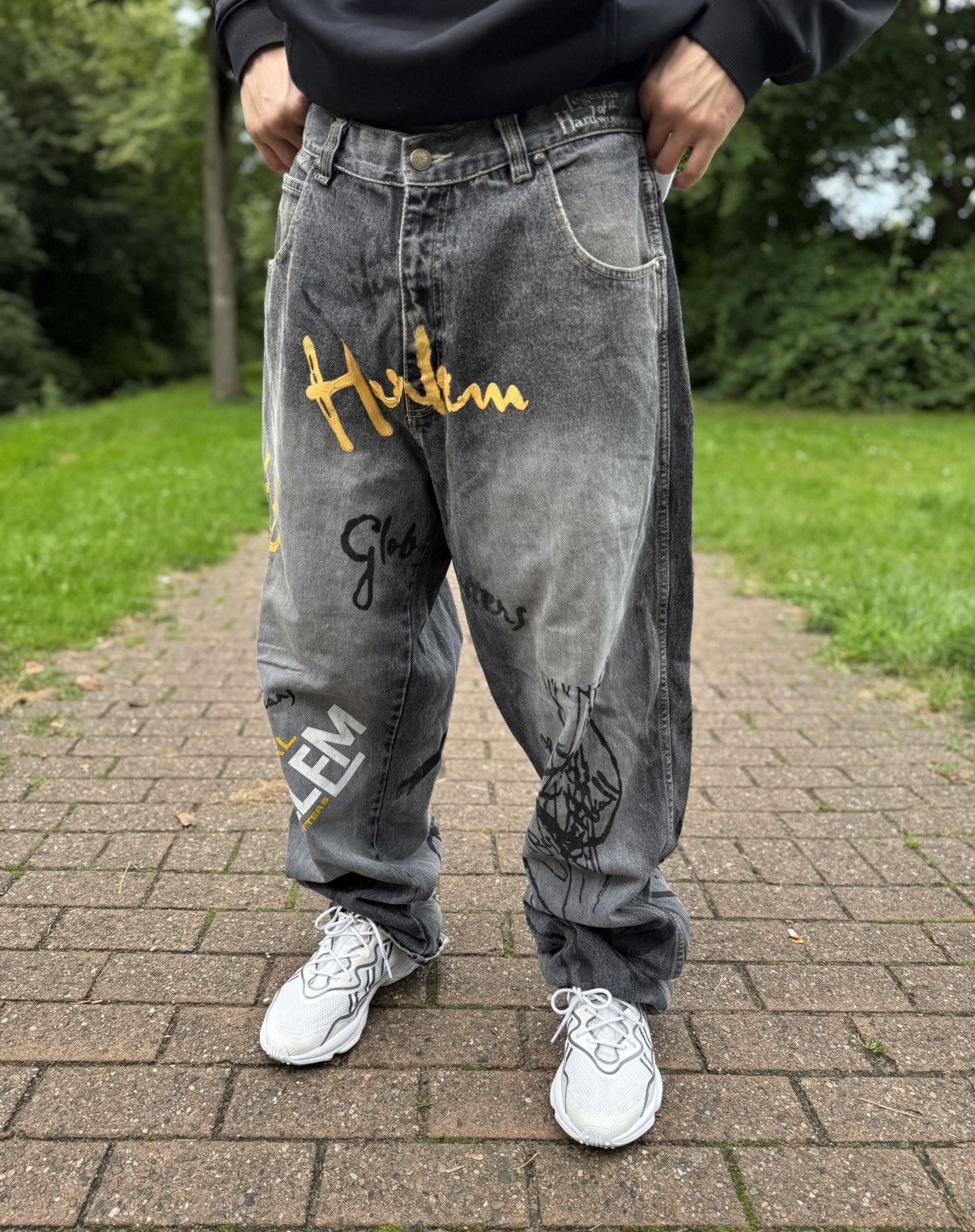 Fubu Rare Fubu Baggy Jeans Vintage X Harlem Globetrotters Size US 36 / EU 52 - 2 Thumbnail