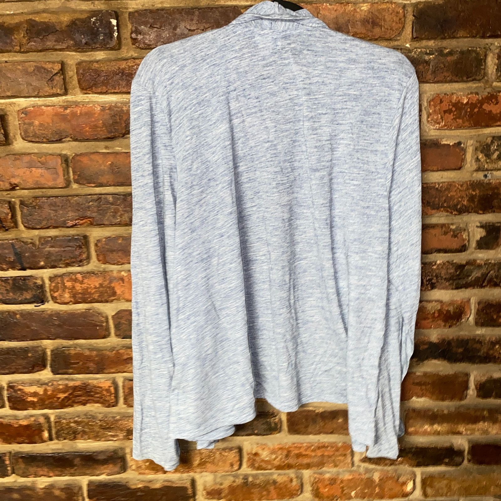 Old Navy Old Navy Blue Void Gray Open Front Easy Cut Cardigan XXL Size XXL / US 16-18 / IT 52-54 - 7 Thumbnail