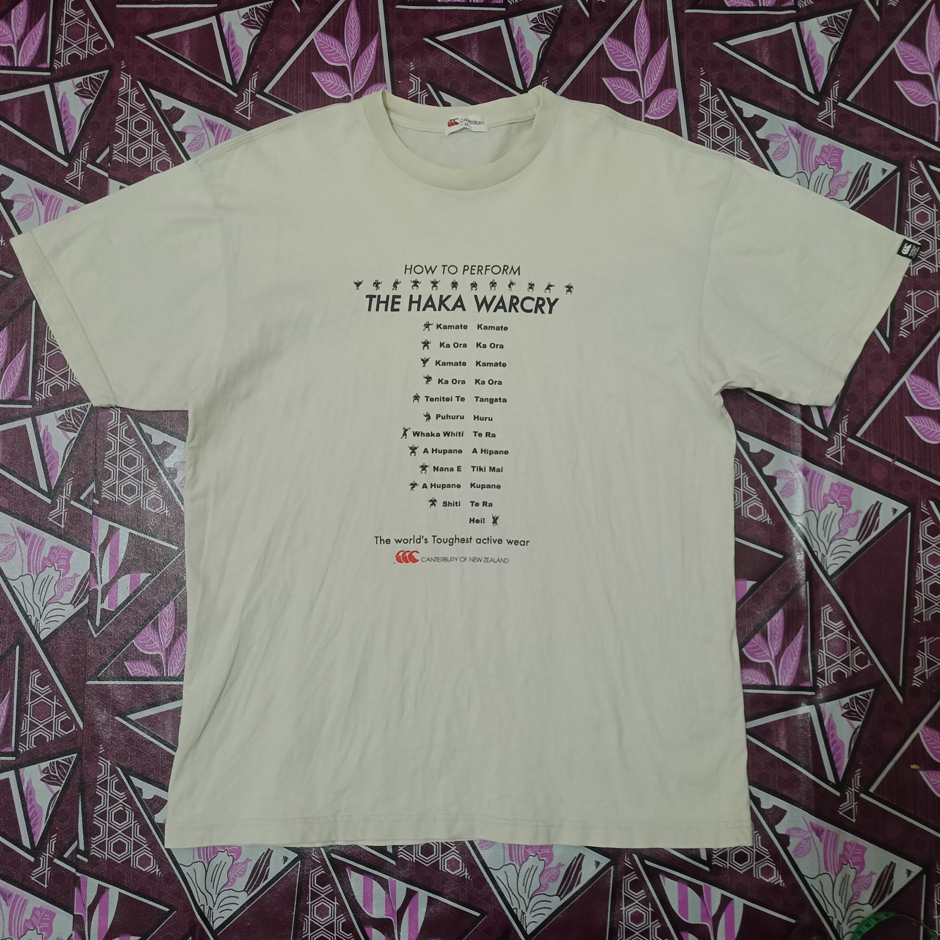 The Haka Warcry Canterbury of new zealand t shirt