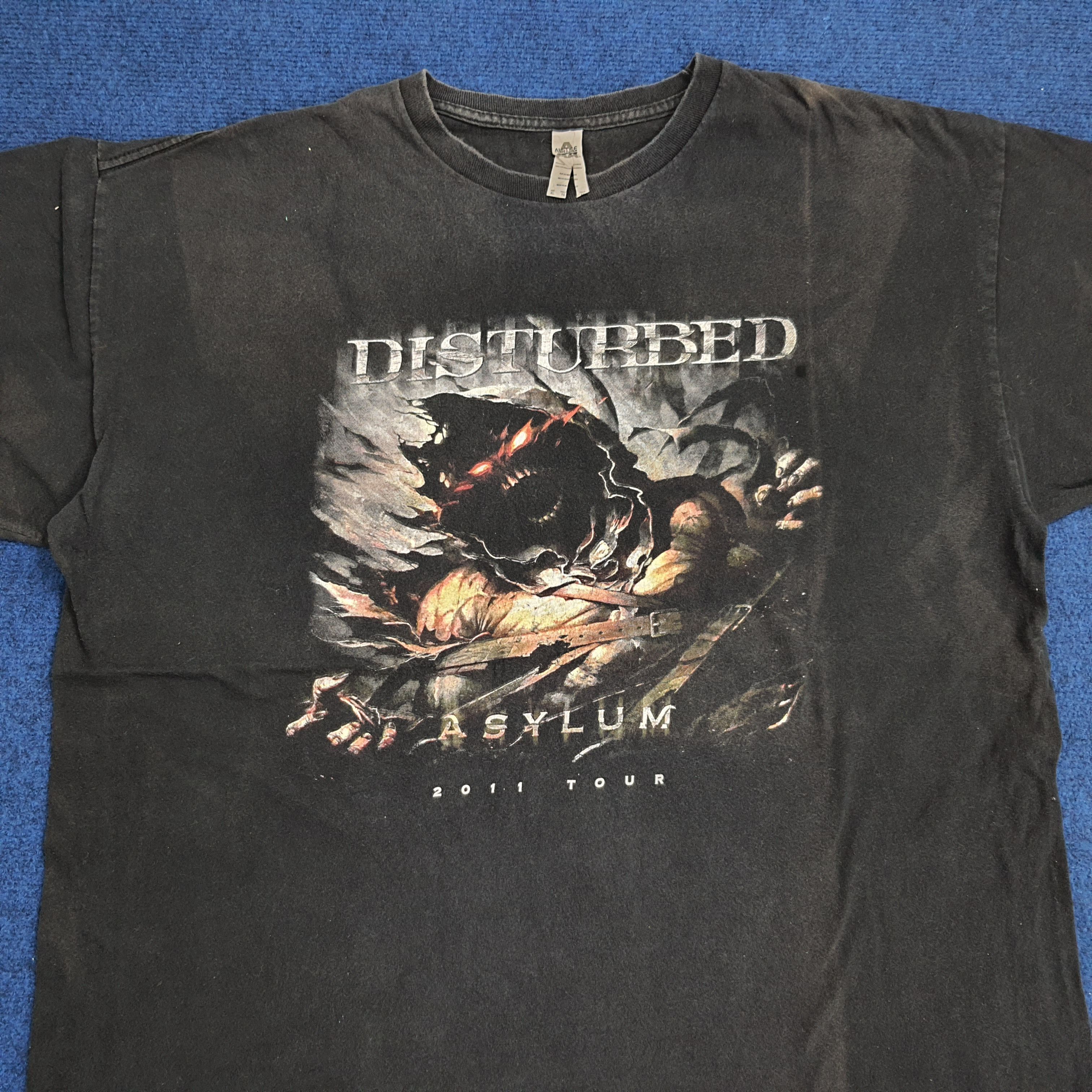 Band Tees Disturbed Asylum 2011 Tour T-shirt Size US XXL / EU 58 / 5 - 2 Thumbnail