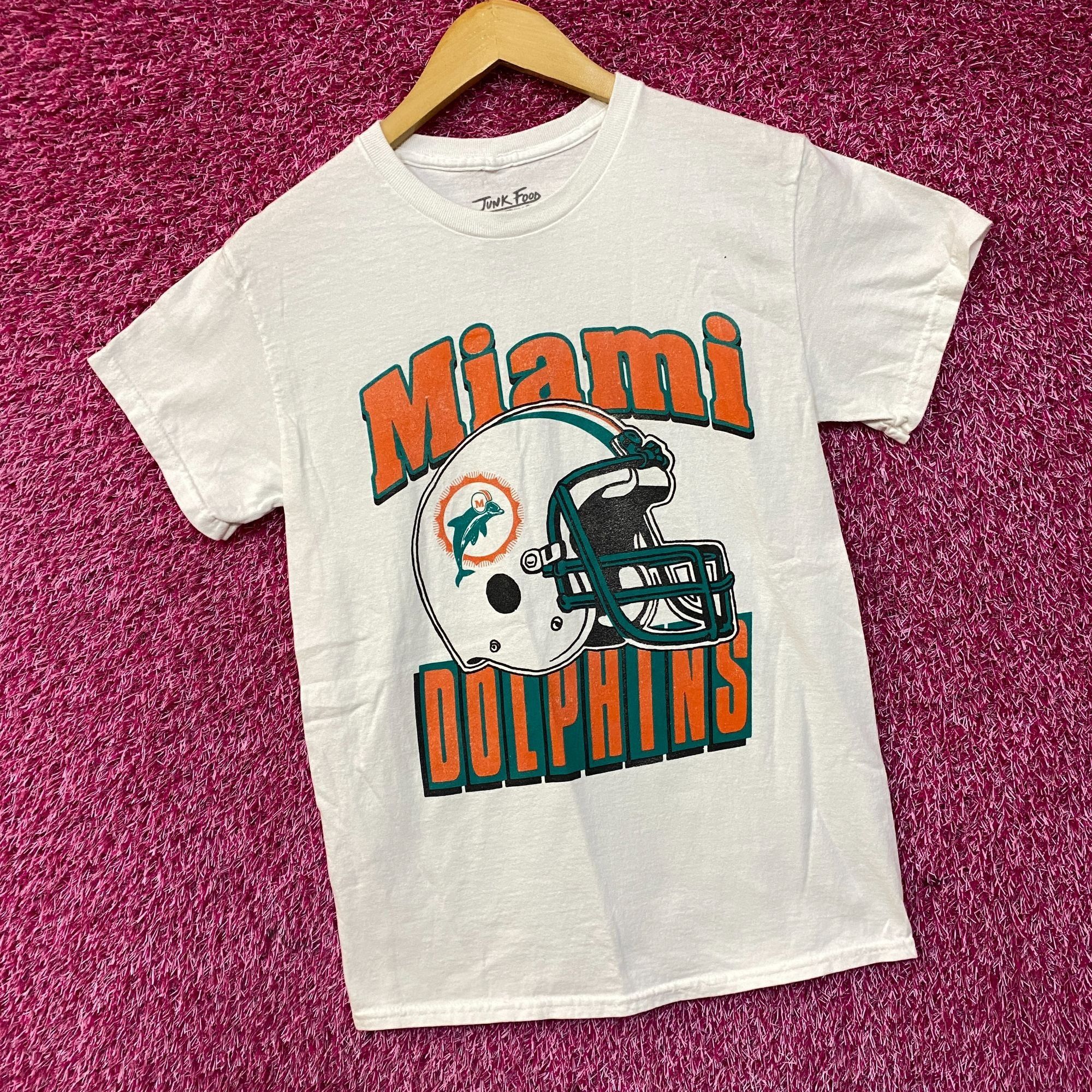 Junk Food Junk Food NFL Miami Dolphins Throwback Helmet Logo T- Shirt Size US XS / EU 42 / 0 - 3 Thumbnail