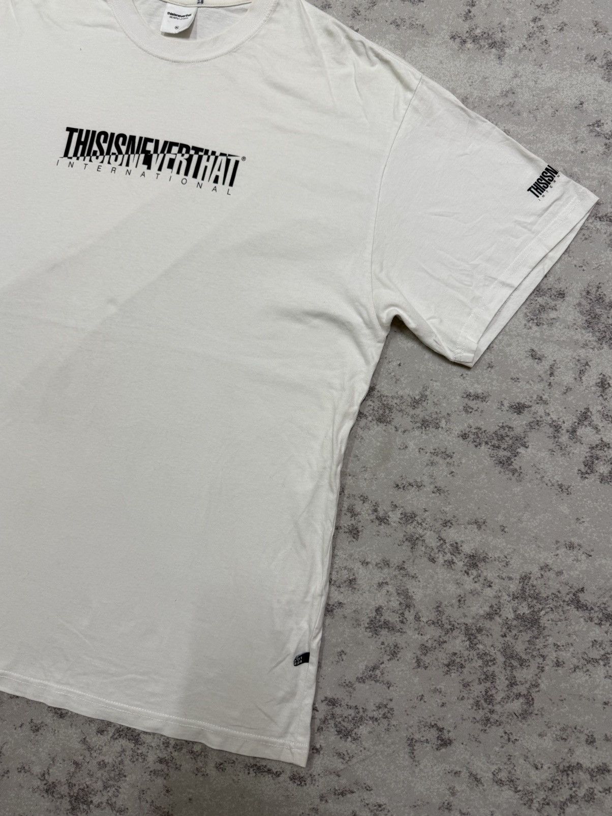 thisisneverthat Thisisneverthat international split logo tshirt Size US XL / EU 56 / 4 - 4 Thumbnail