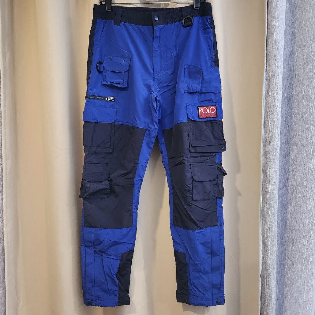 Image of Polo Ralph Laurent Hi Tech Pants Snow Beach Rl 2000 Stadium in Blue, Men's (Size 32)