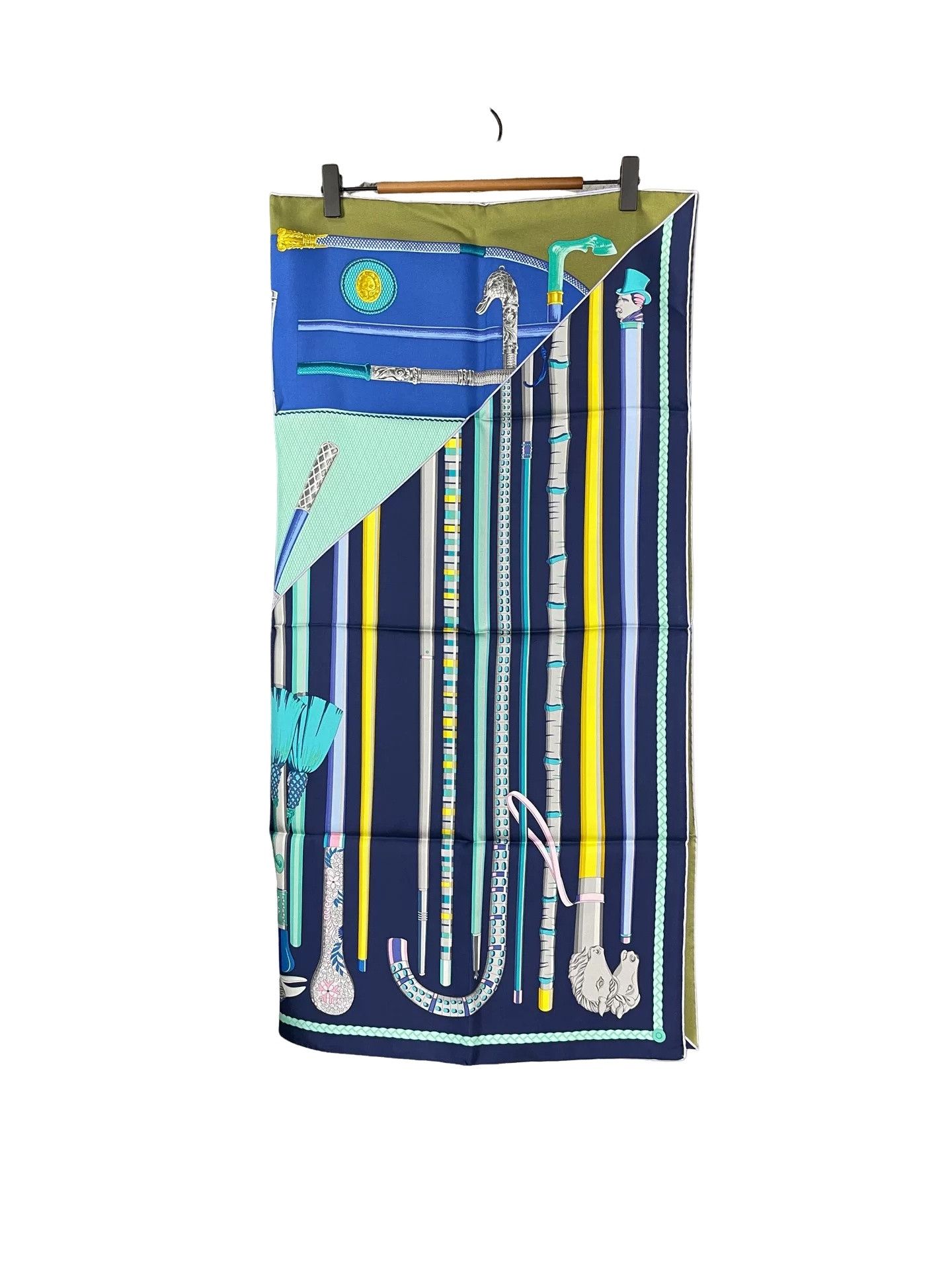 Hermes Hermes Printed Silk Scarf Size ONE SIZE Size ONE SIZE - 1 Thumbnail