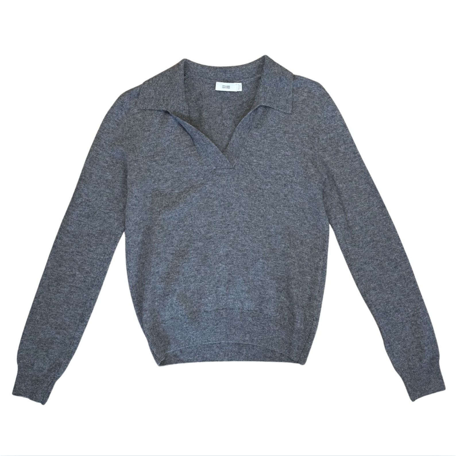 CLOSED CLOSED Grey Wool Cashmere Polo Sweater Top EUC $380 XS Size XS / US 0-2 / IT 36-38 - 1 Thumbnail