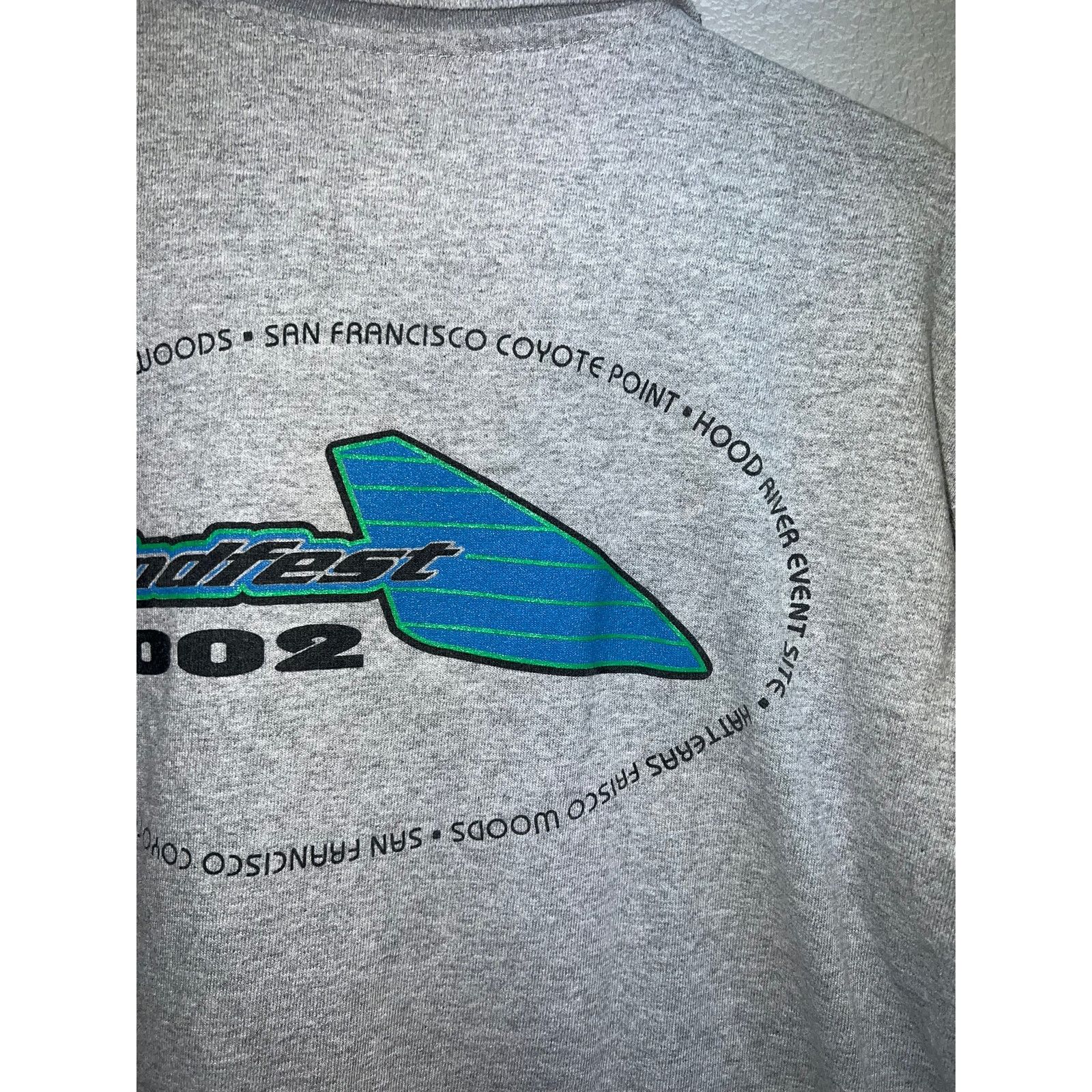 Vintage Vintage Windsailing Shirt Polo Short Sleeve Windfest 2002 M Size US M / EU 48-50 / 2 - 7 Thumbnail