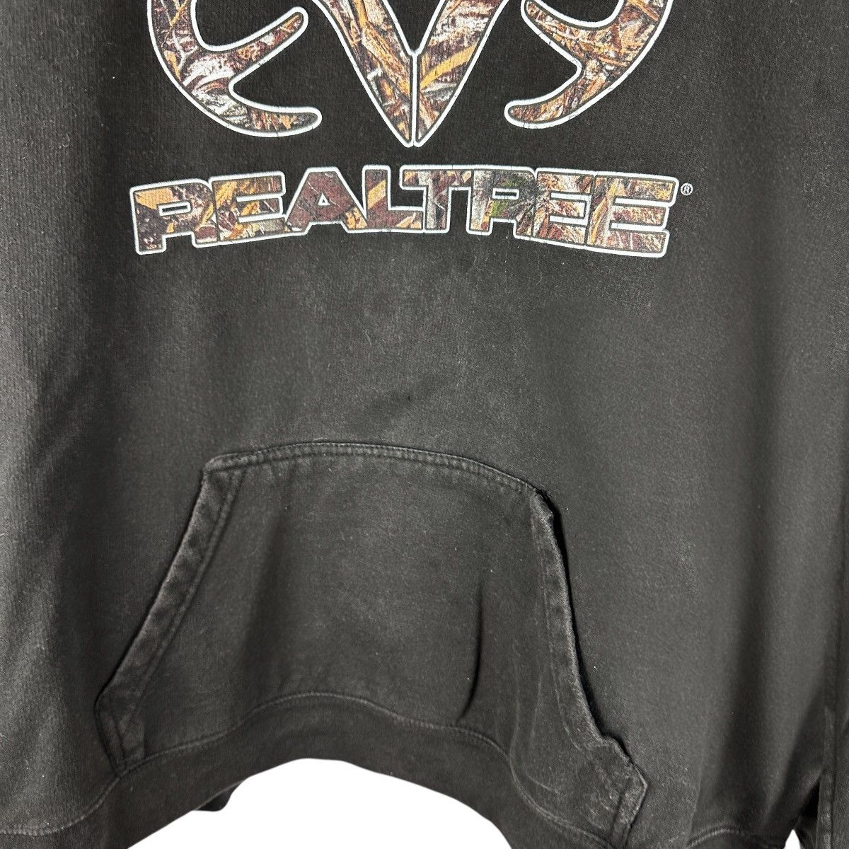 Realtree Mens Y2K Realtree Camo Black Hunting Hoodie Size US XXL / EU 58 / 5 - 4 Thumbnail