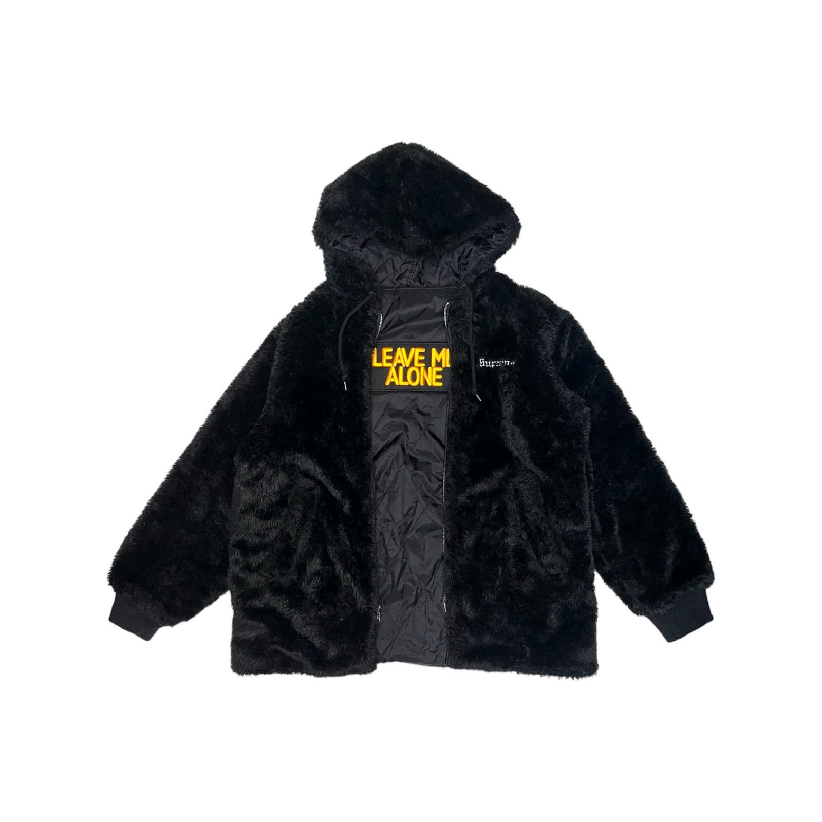 Supreme Supreme Reversible Leave Me Alone Sherpa Parka | Grailed