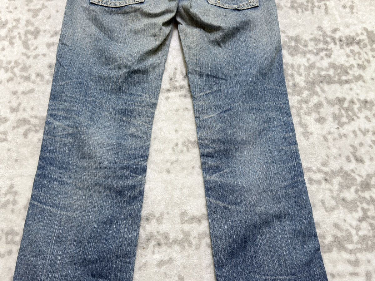 Edwin Vintage Edwin Distressed Blue Washed Low Rise Denim Jeans Size US 29 - 13 Thumbnail