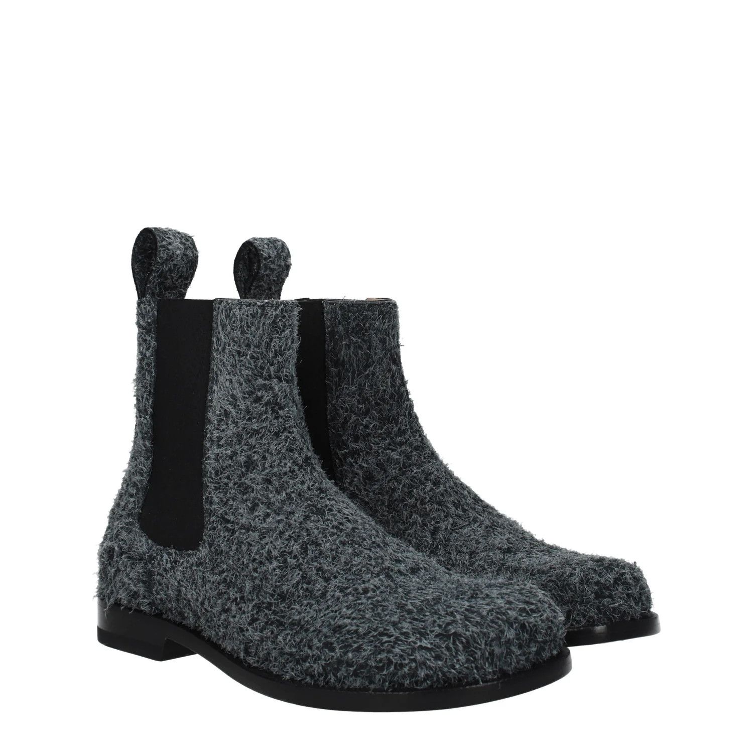 Loewe ob1o1e1124 Suede Ankle Boots in Grey Size US 7 / IT 37 - 2 Thumbnail