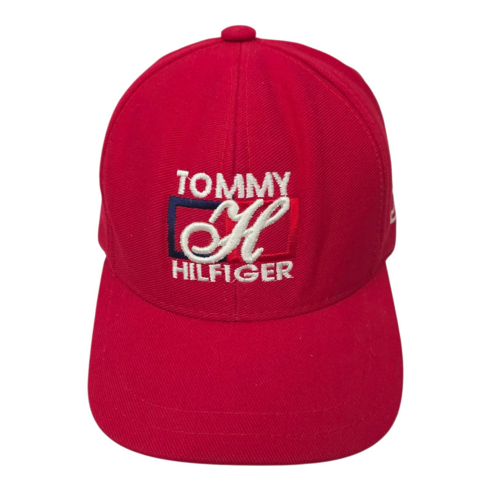 Tommy Hilfiger Tommy Hilfiger Spell Out Strapback Cap Embroidered Vintage 9 Size ONE SIZE - 8 Thumbnail