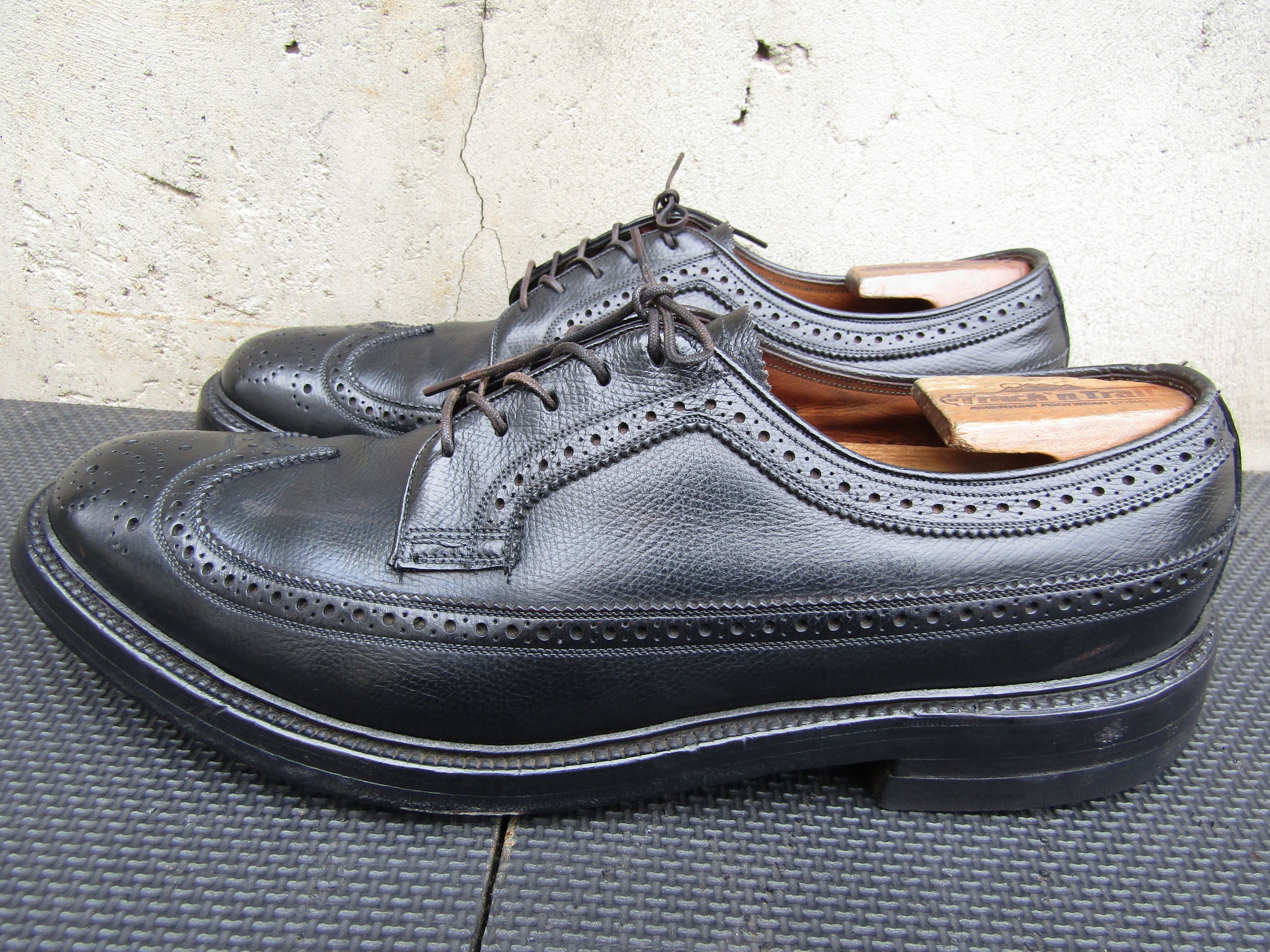 Florsheim FLORSHEIM Imperial Pebble Kenmoor 5 Nail V Cleat Wingtip Size US 10 / EU 43 - 8 Thumbnail