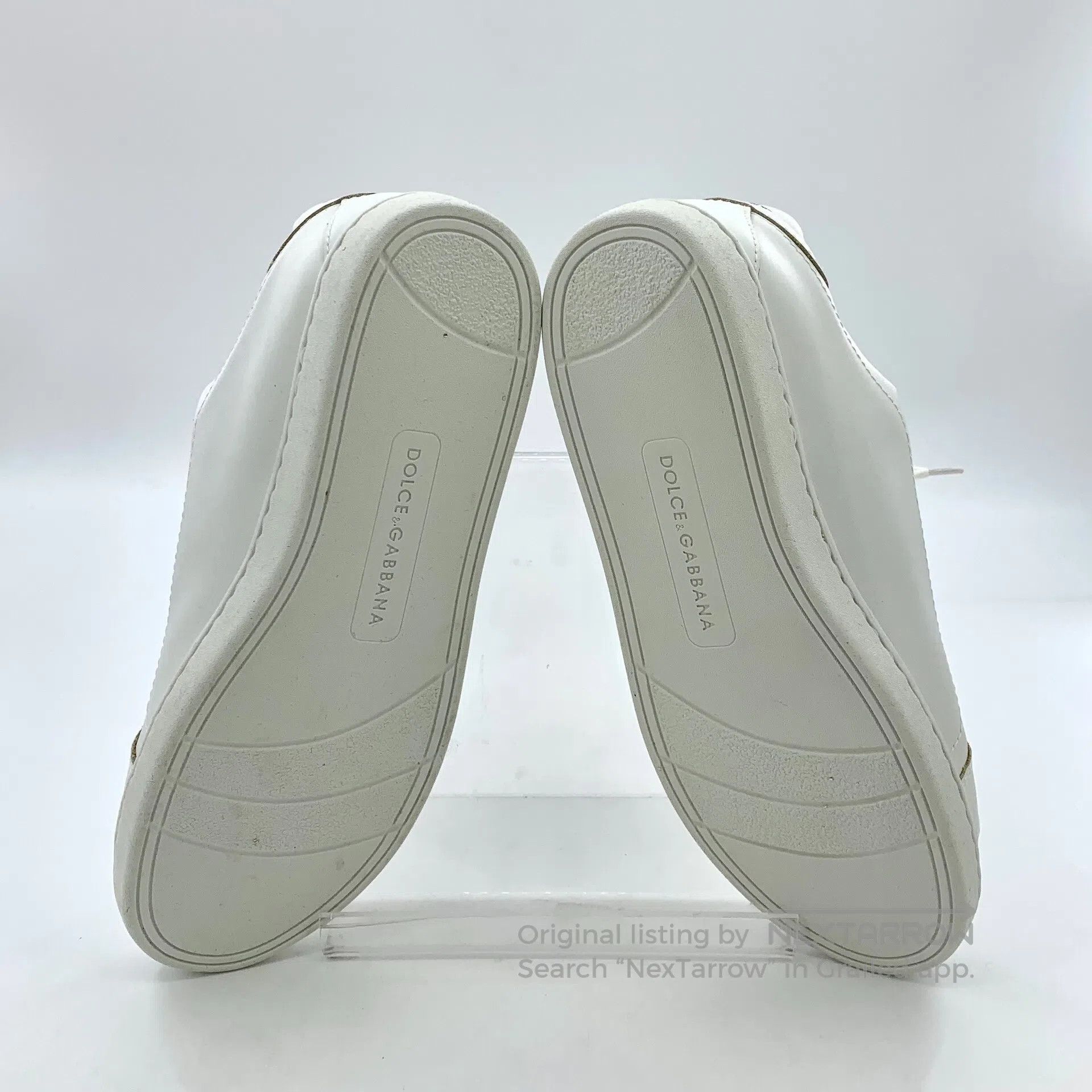 Dolce & Gabbana Dolce Gabbana White Heart Stud Design Laced Casual Flat Sn Size US 5.5 / IT 35.5 - 5 Thumbnail