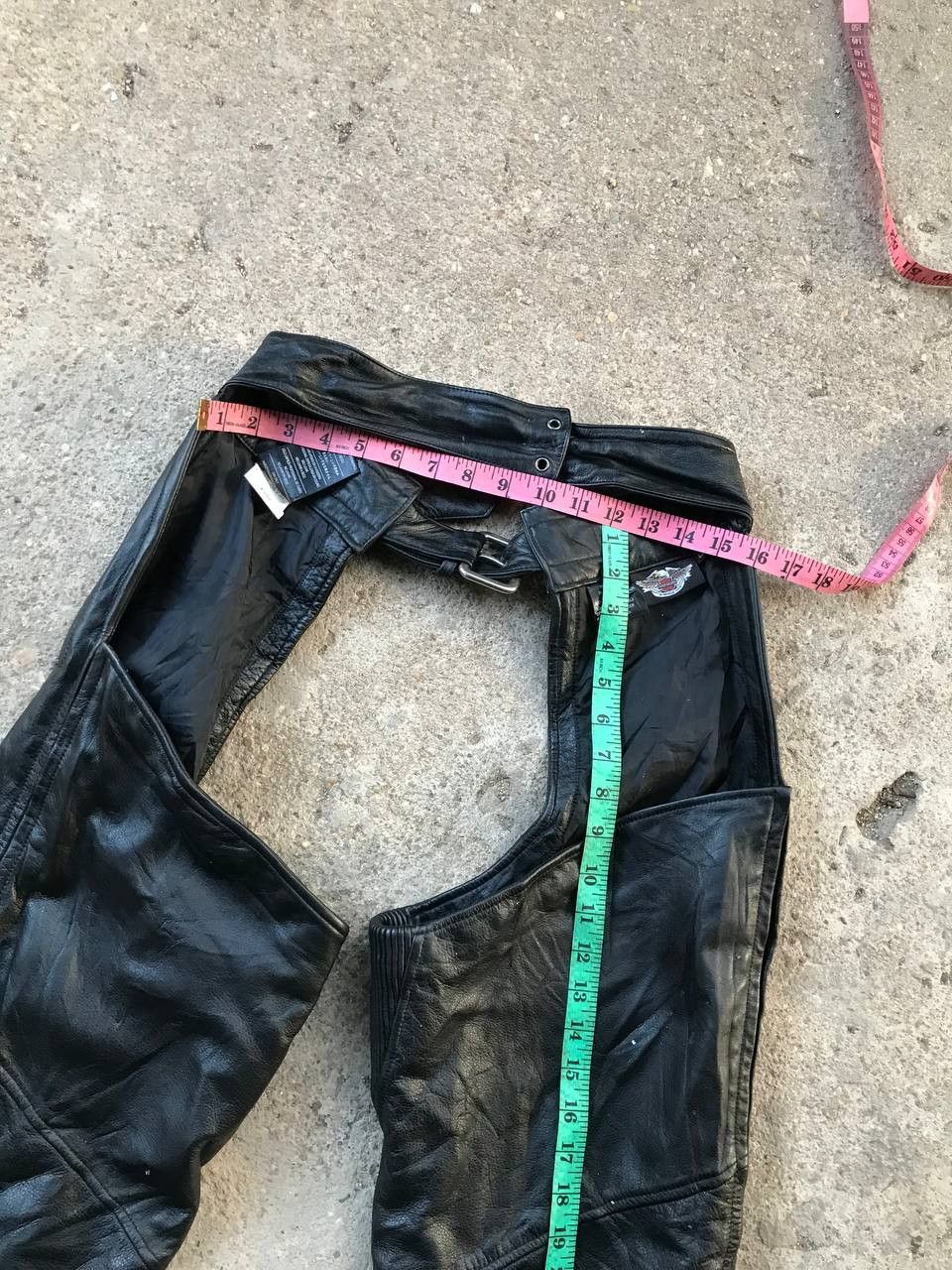 Harley Davidson × Leather Leather Pants Harley Davison Size US 33 - 11 Thumbnail