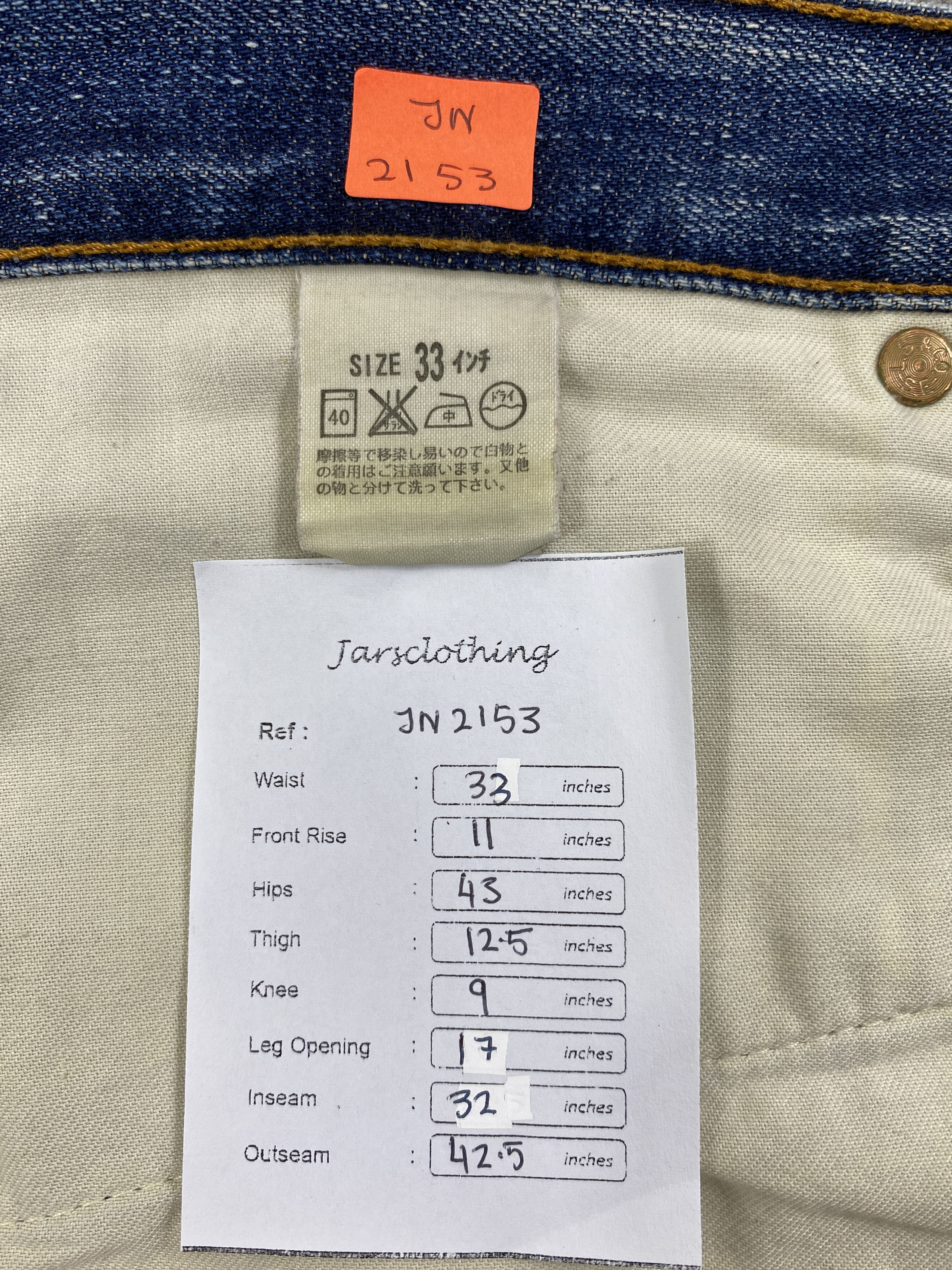 Levi's Distressed Blue Vintage Levi's 502 33x32 Denim -JN2153 Size US 33 - 8 Thumbnail