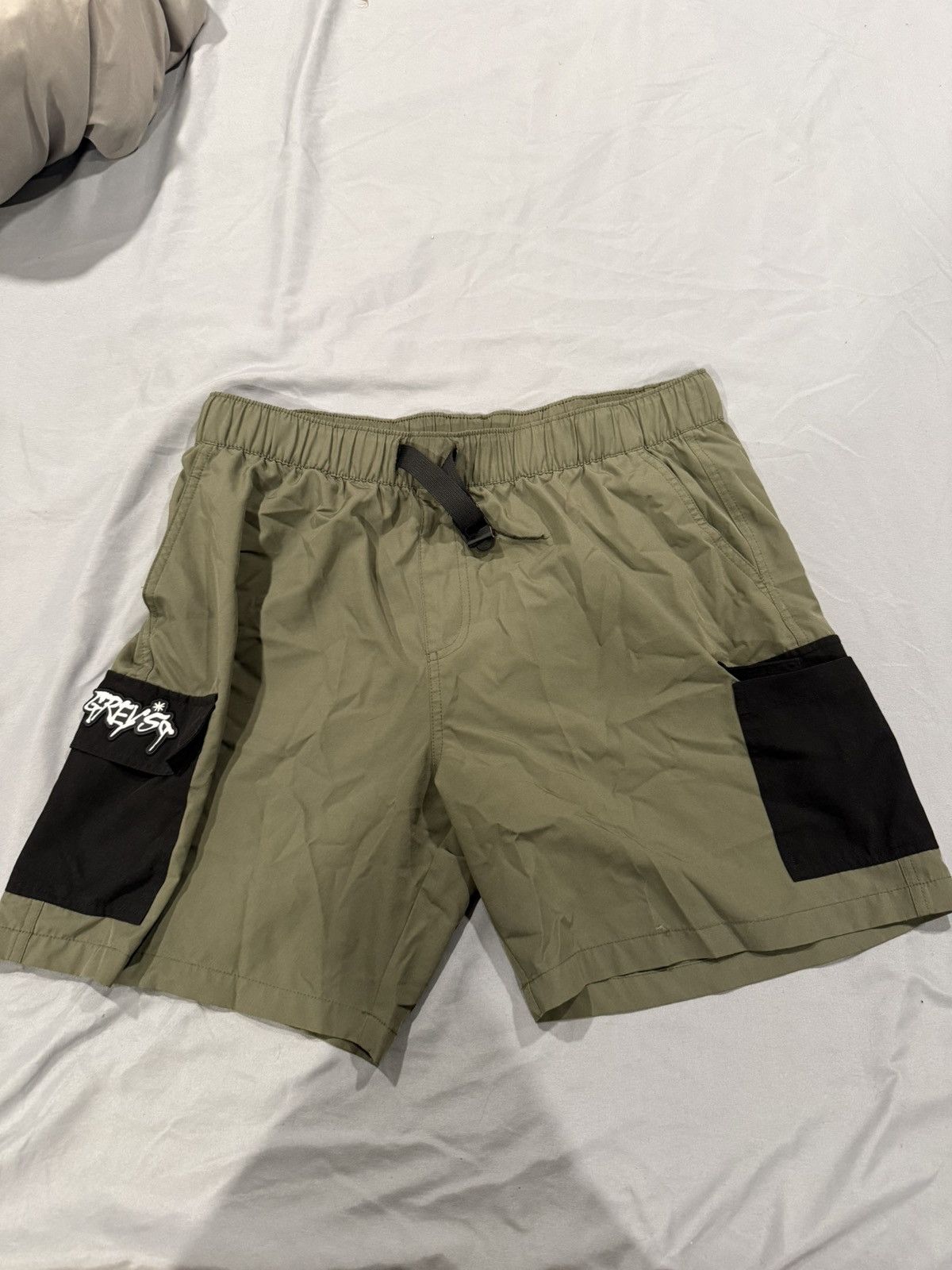 G59 Records Army green suicideboys g59 shorts Size US 34 / EU 50 - 1 Thumbnail