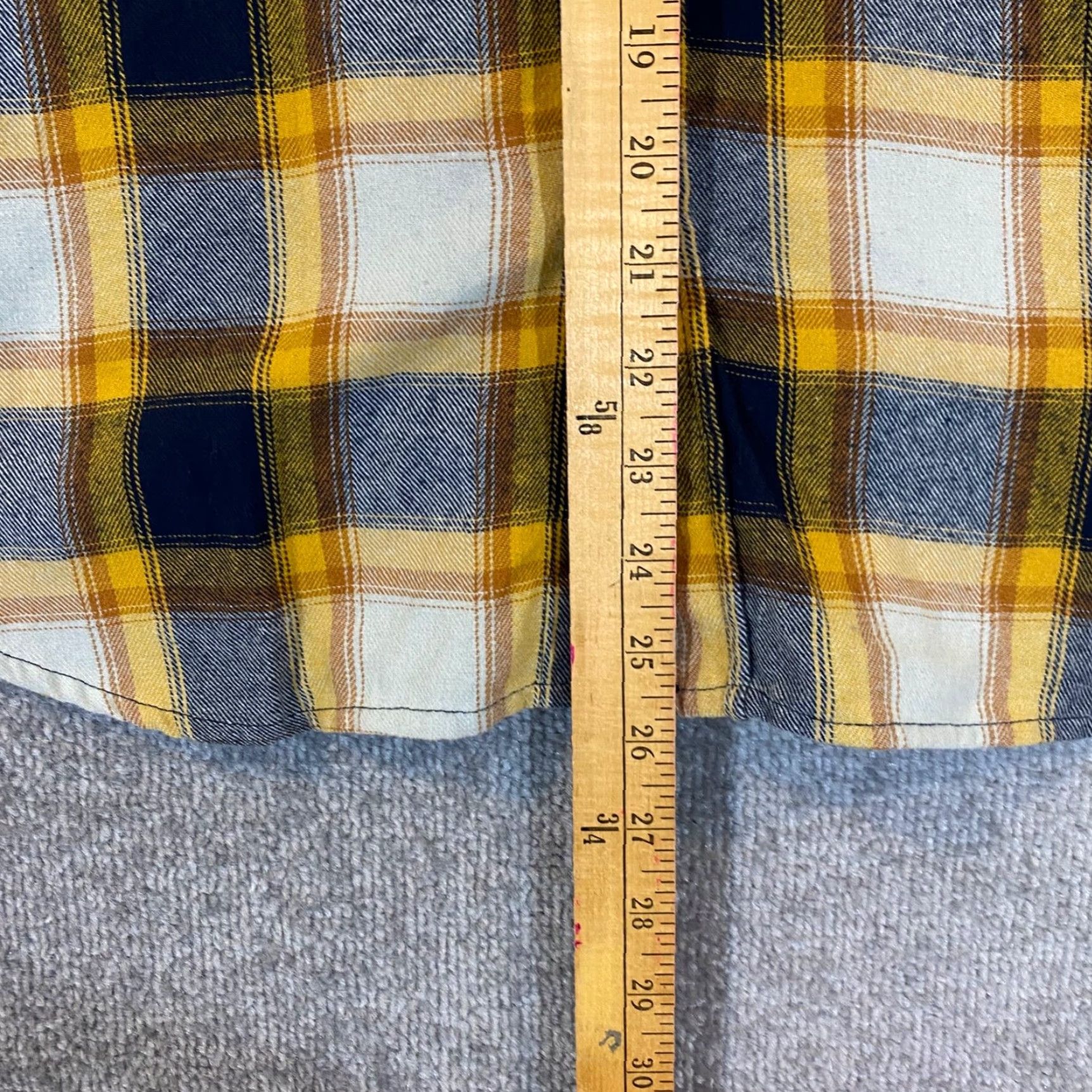 Stoic Stoic Shirt Mens M Yellow Gray Plaid Button-Up L/S Hiking Trail Casual Top Size US M / EU 48-50 / 2 - 5 Thumbnail