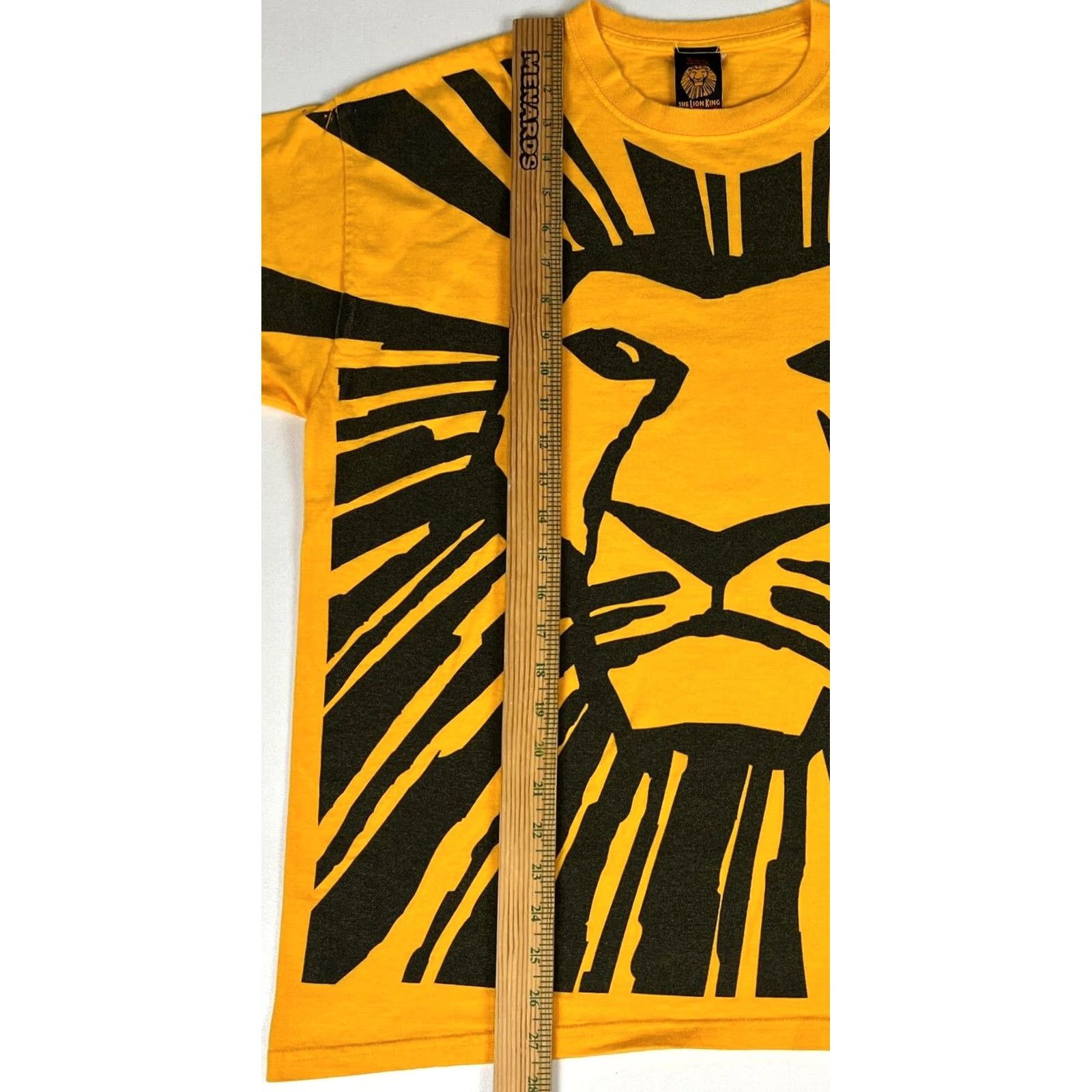Disney VINTAGE The Lion King Broadway Musical T-Shirt Yellow Adults L Nike? Size US L / EU 52-54 / 3 - 6 Thumbnail