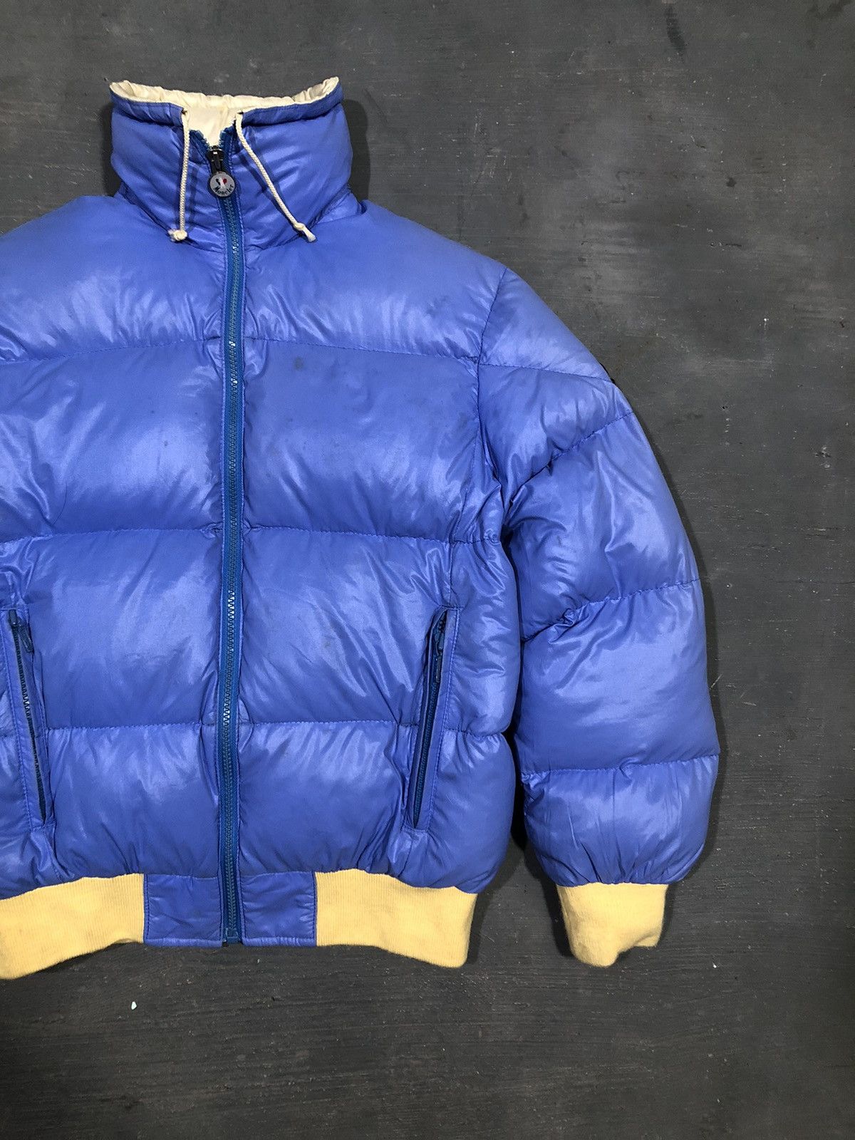 Asics × Moncler Vintage Moncler Skiwear Asics Down Jacket Size US S / EU 44-46 / 1 - 5 Thumbnail