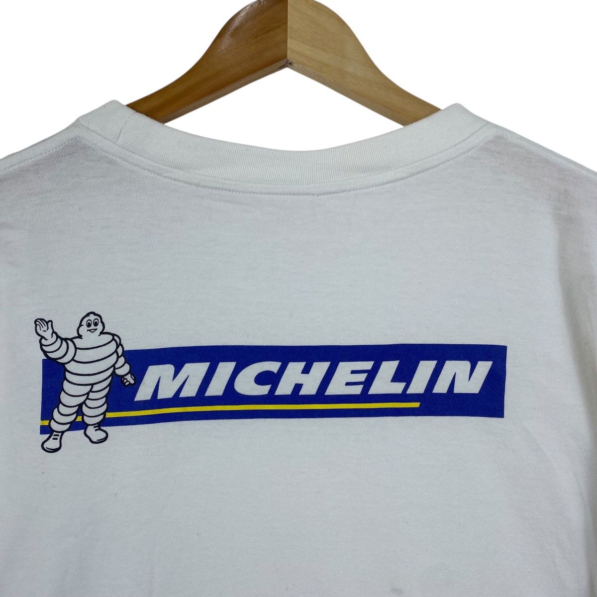 Vintage Vintage MICHELIN T Shirt Racing Team Motosports Size US L / EU 52-54 / 3 - 5 Thumbnail