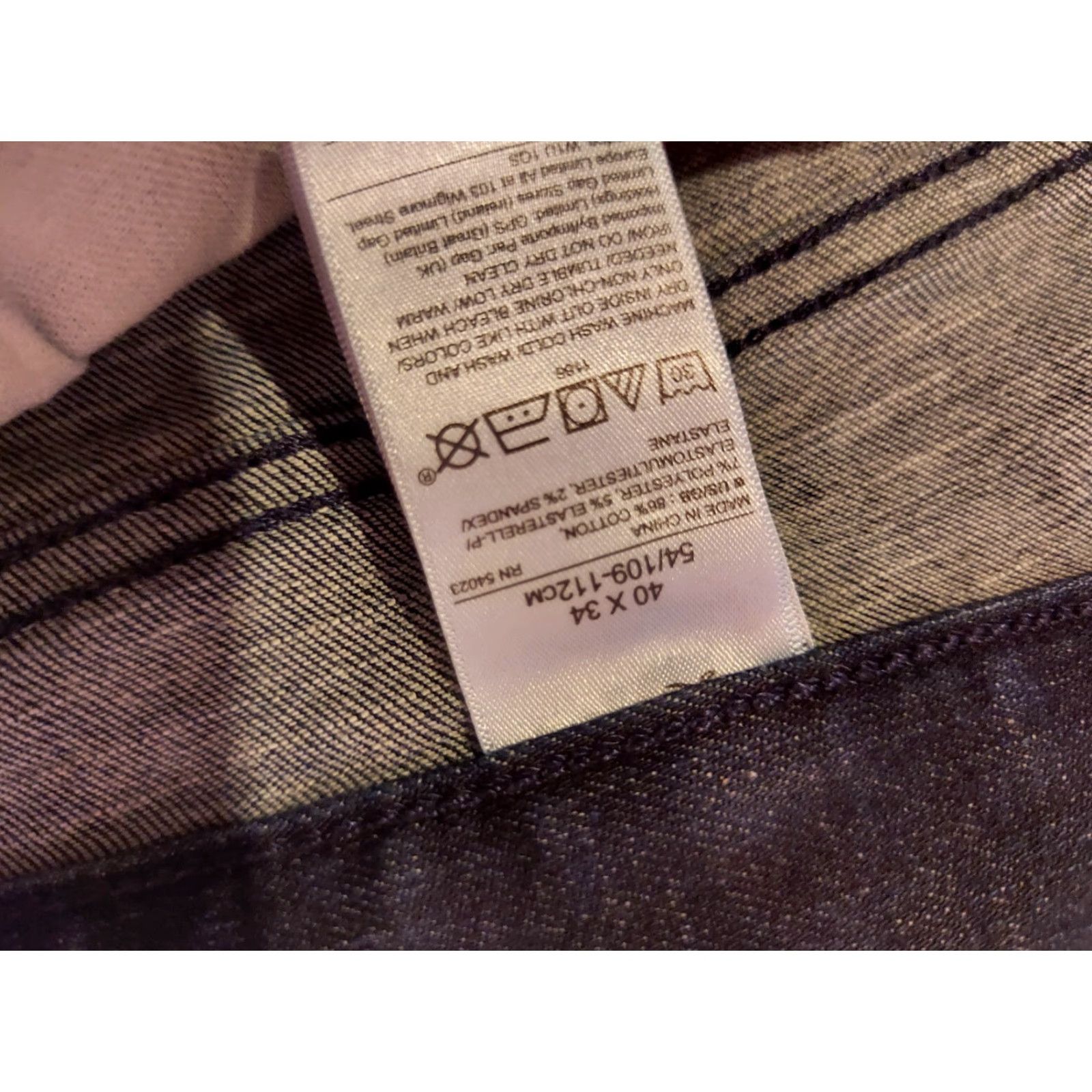 Banana Republic **Banana Republic Men's Straight Jeans 40x34 Blue Stretch** User: Vintage Banana Republic Men's Straight Jeans 40x34 Blue Stretch Size US 40 / EU 56 - 4 Thumbnail