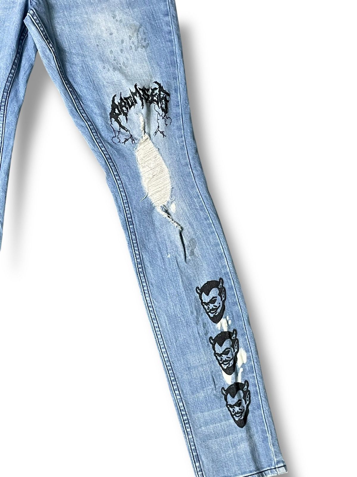 Broken Promises Co. Broken Promises Fashion Jeans (53) Size US 30 / EU 46 - 4 Thumbnail