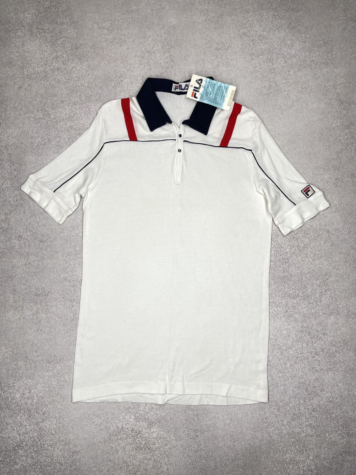 Bjorn Borg Rare Vintage 70s New Fila Bjorn Borg BJ Tennis Polo Italy Size US S / EU 44-46 / 1 - 2 Thumbnail
