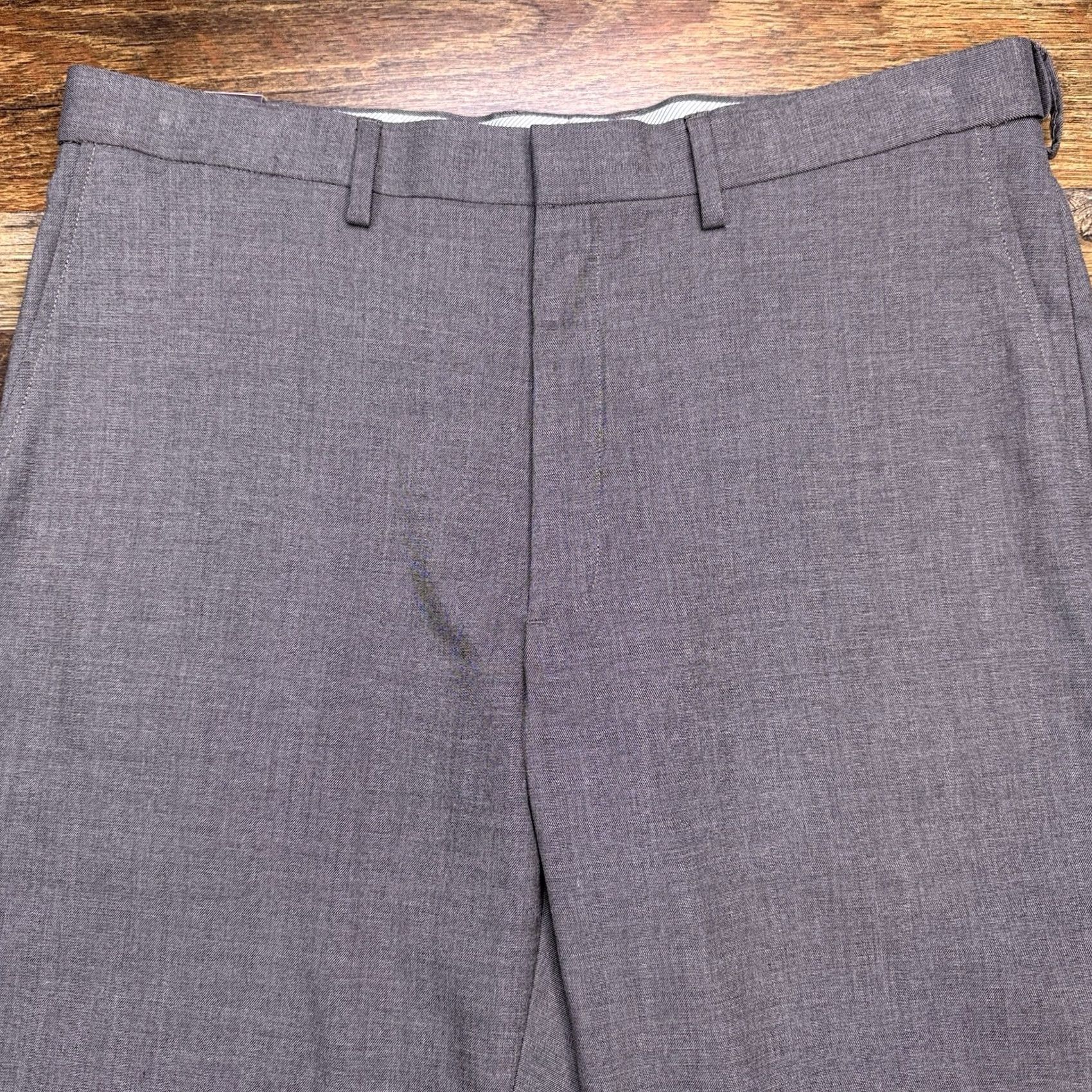 Johnston & Murphy Johnston Murphy Dress Pants Mens 36x32 Gray Regular Fit Mid Rise Stretch New Size US 36 / EU 52 - 3 Thumbnail