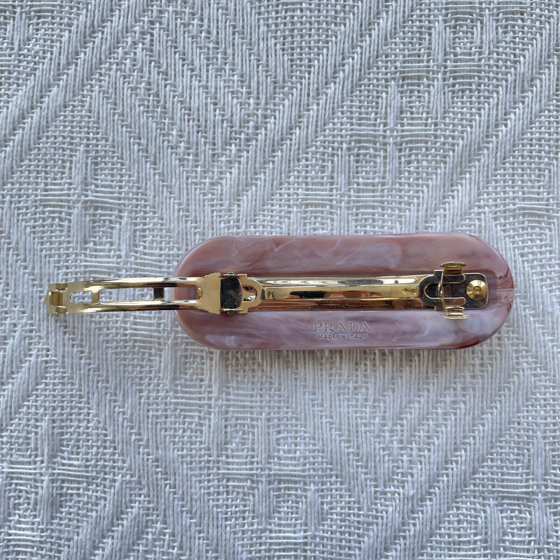 Prada PRADA Acrylic Hair Clip Women's Pink Unused Size ONE SIZE - 5 Thumbnail