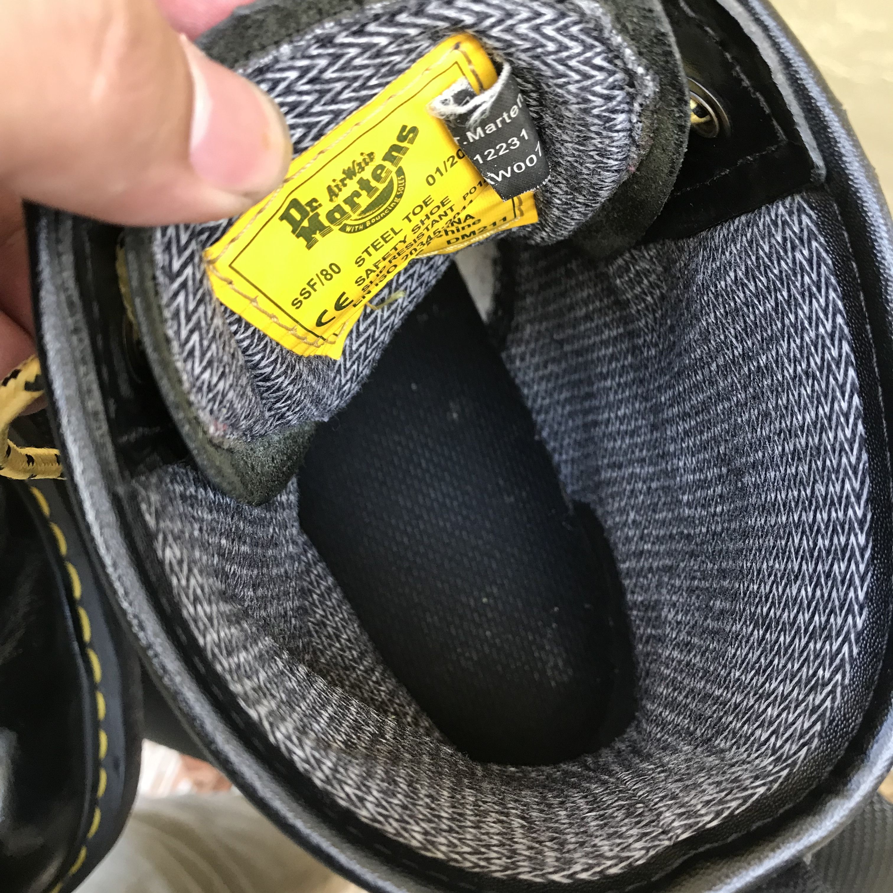 Dr. Martens × Other UK × Vintage Dr Martens 1460 Steel Toe 8 Hole black pattent leather Size US 10 / EU 43 - 9 Thumbnail