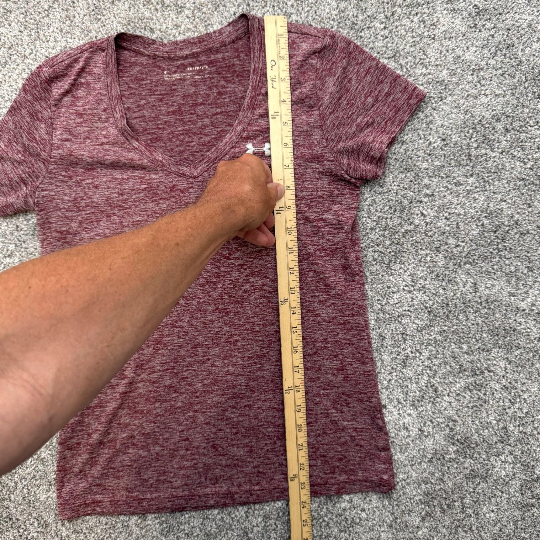 Under Armour Under Armour Shirt Womens XS Tech Athletic Running V Neck Size XS / US 0-2 / IT 36-38 - 2 Thumbnail