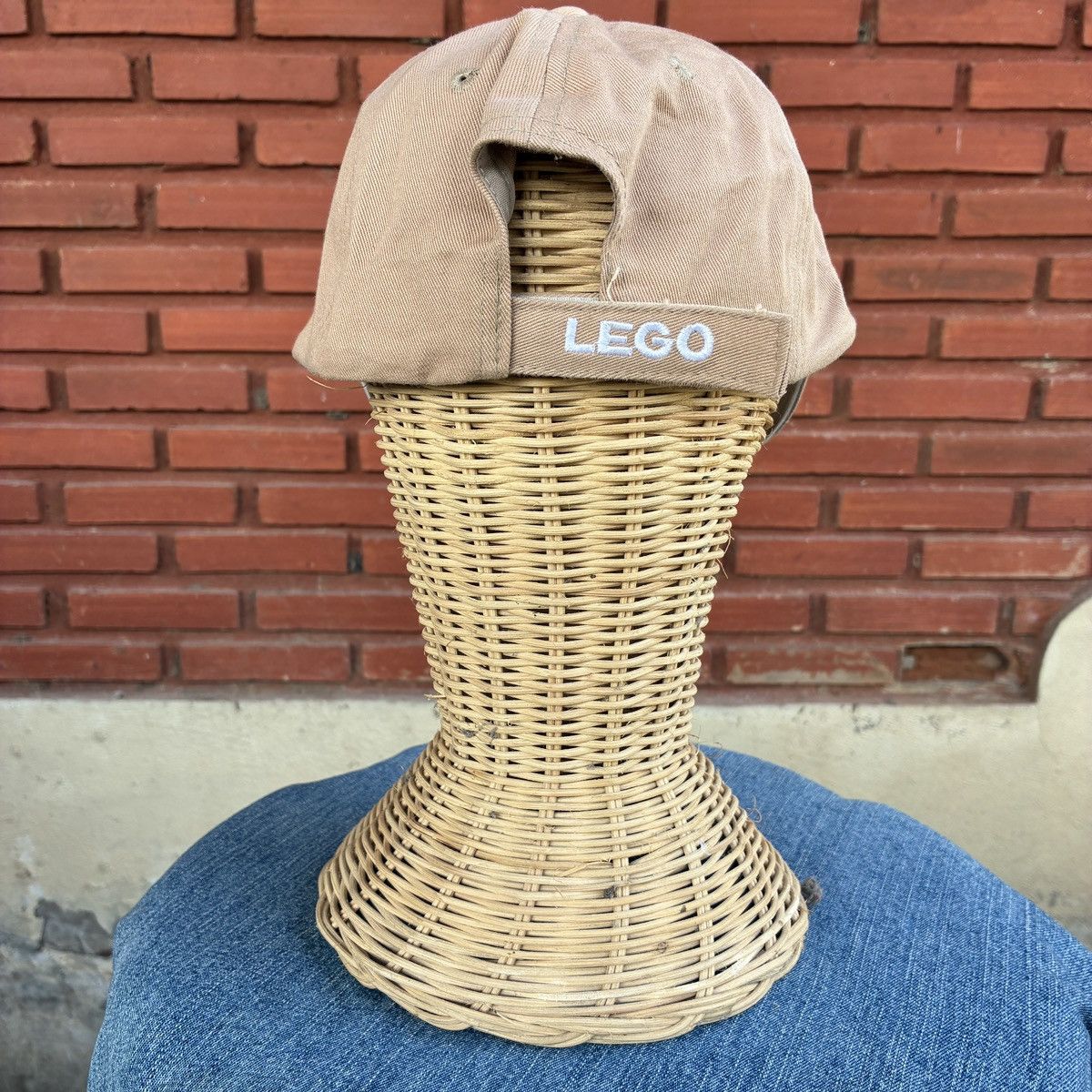 LEGO Vintage Lego Embroidered Logo Beige Khaki Cap Deadstock Size ONE SIZE - 3 Thumbnail