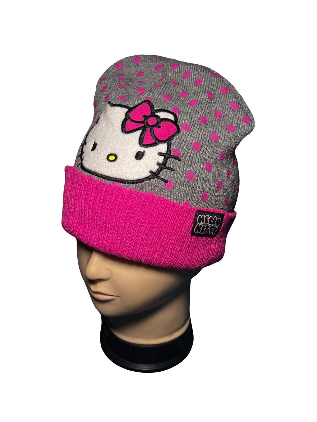 Other Y2k Hello Kitty Beanie Hat Hello Bunny Big Logo Size ONE SIZE - 1 Thumbnail
