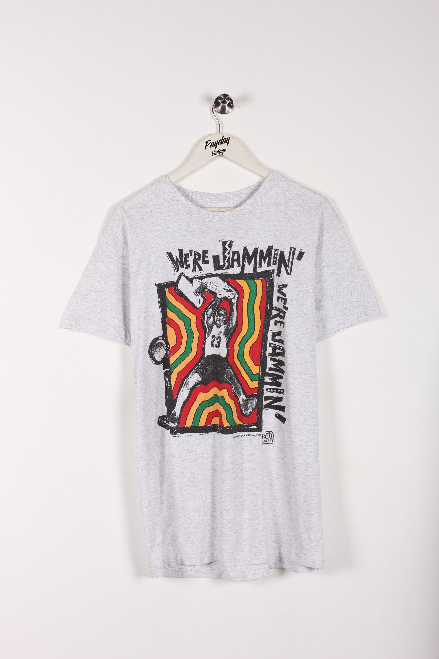 Nike 90's Nike Bob Marley Michael Jordan We Jammin T-Shirt Size US L / EU 52-54 / 3 - 1 Thumbnail