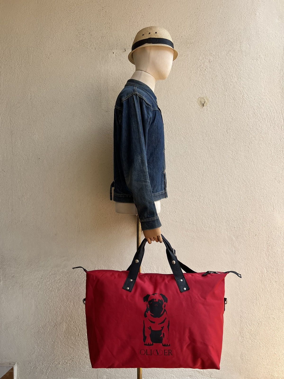 Valentino Vintage valentino Oliver Large Red Tote Bag Size ONE SIZE - 2 Thumbnail