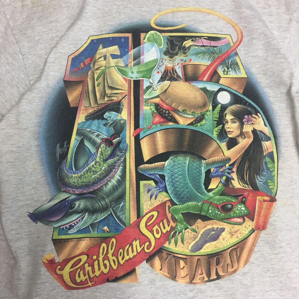 Caribbean × Vintage Vintage 98 Caribbean Soul Nice Graphic Size US M / EU 48-50 / 2 - 1 Thumbnail